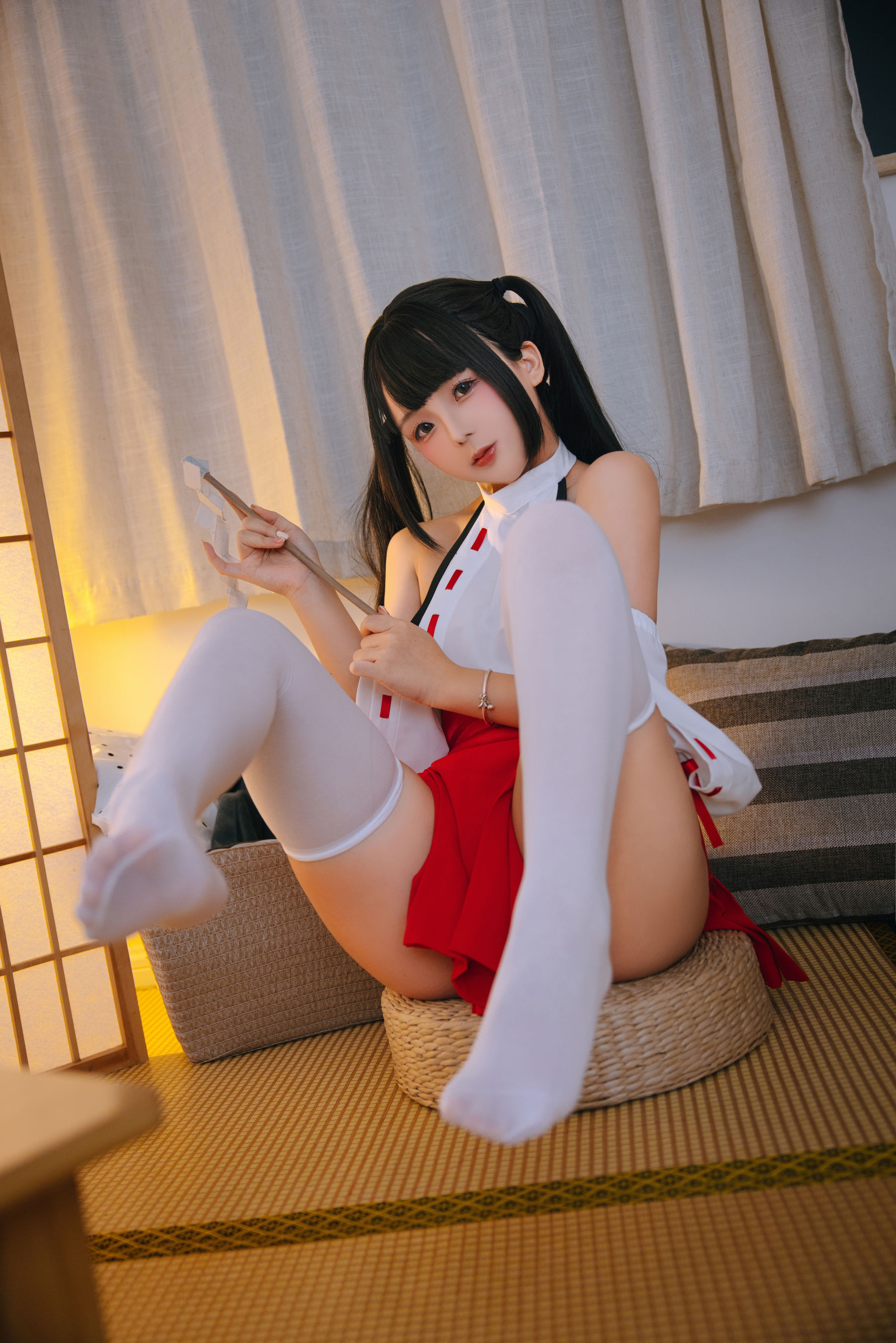 Cosplay 日奈娇 - 御币巫女  第12张