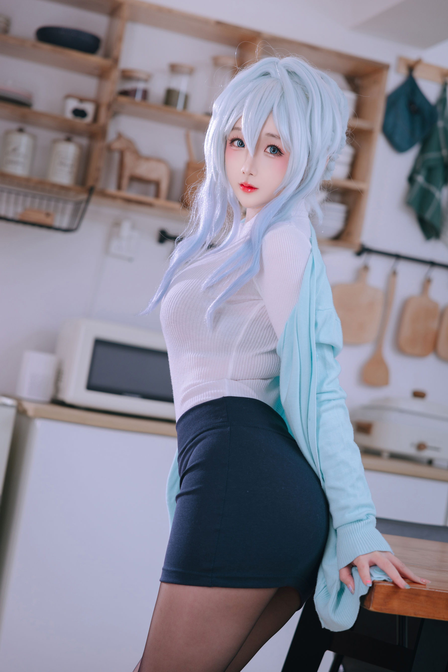 Cosplay 日奈娇 - 未亡人雪女  第4张