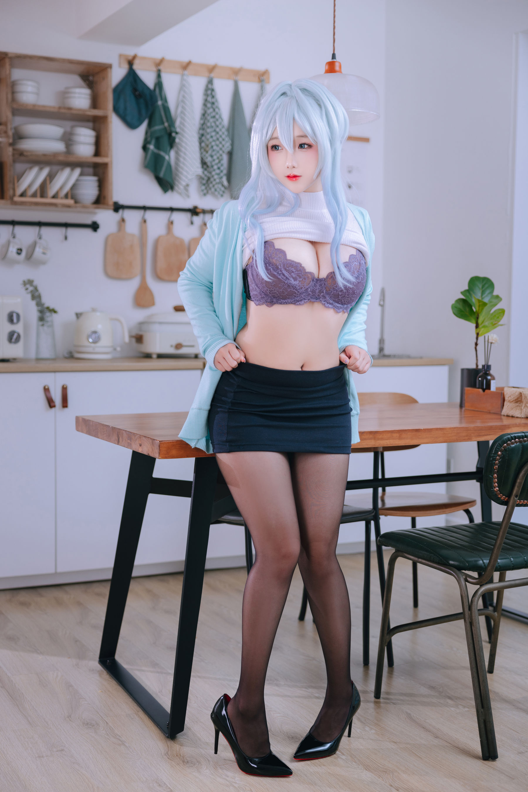 Cosplay 日奈娇 - 未亡人雪女  第10张