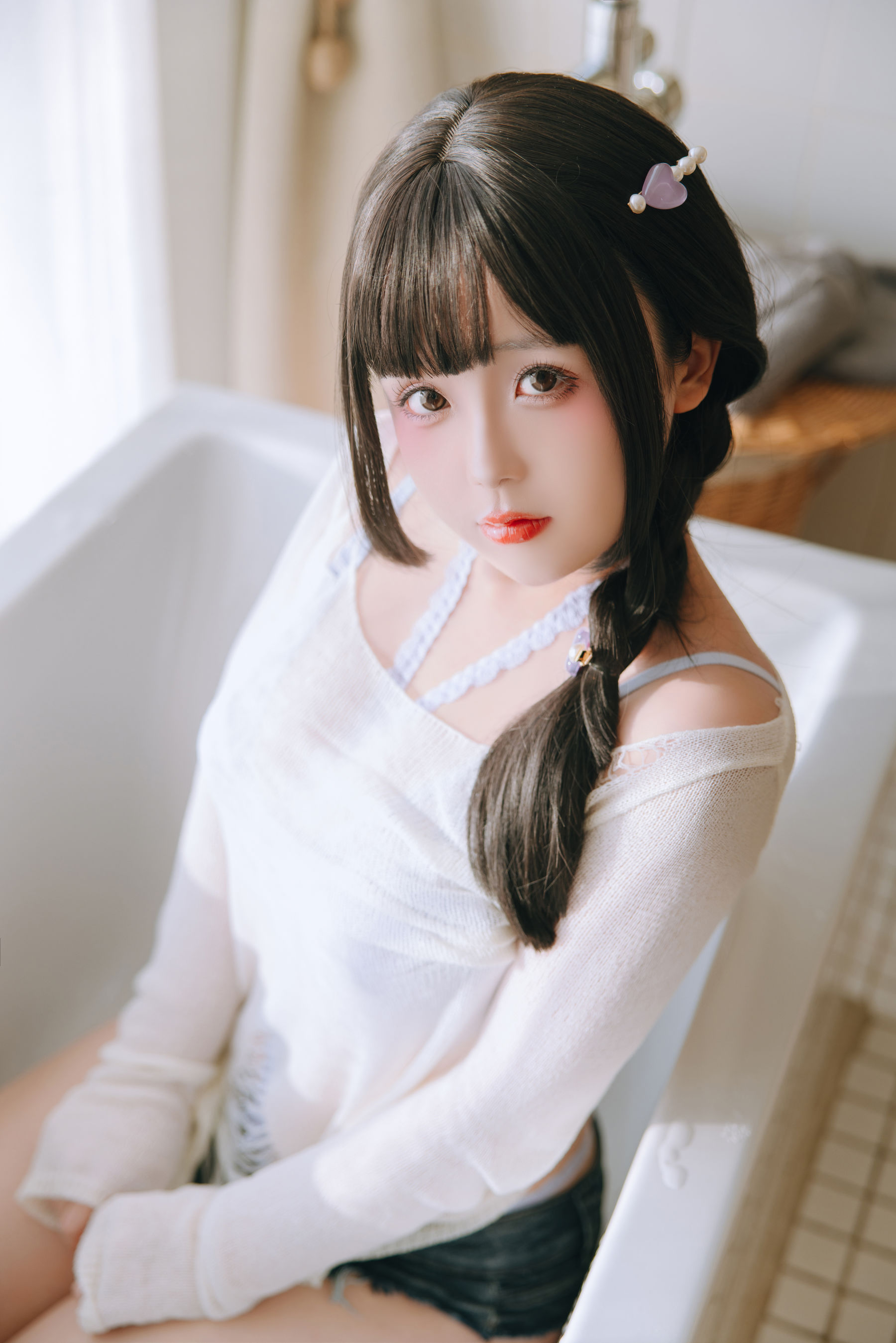 Cosplay 日奈娇 - 牛仔裤人妻  第35张