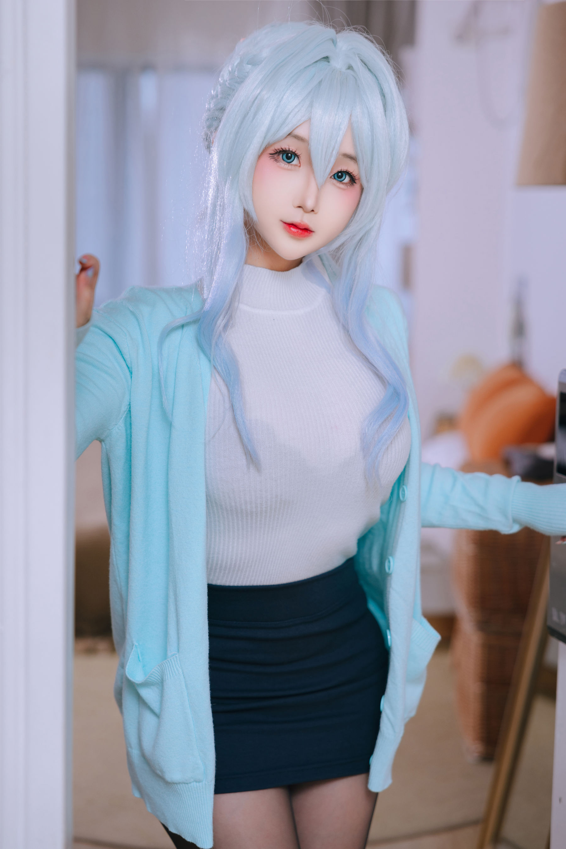 Cosplay 日奈娇 - 未亡人雪女  第2张