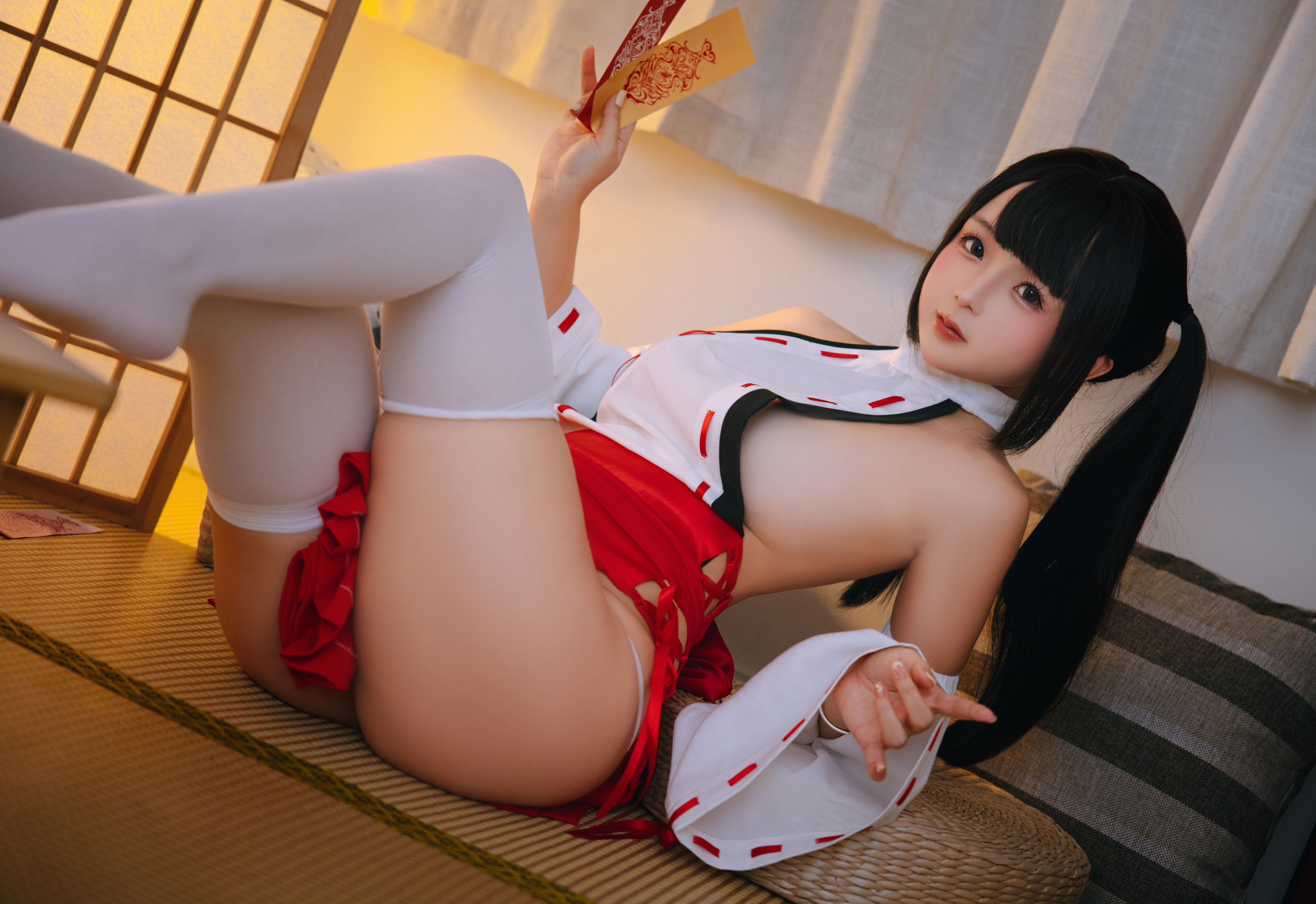 Cosplay 日奈娇 - 御币巫女  第14张