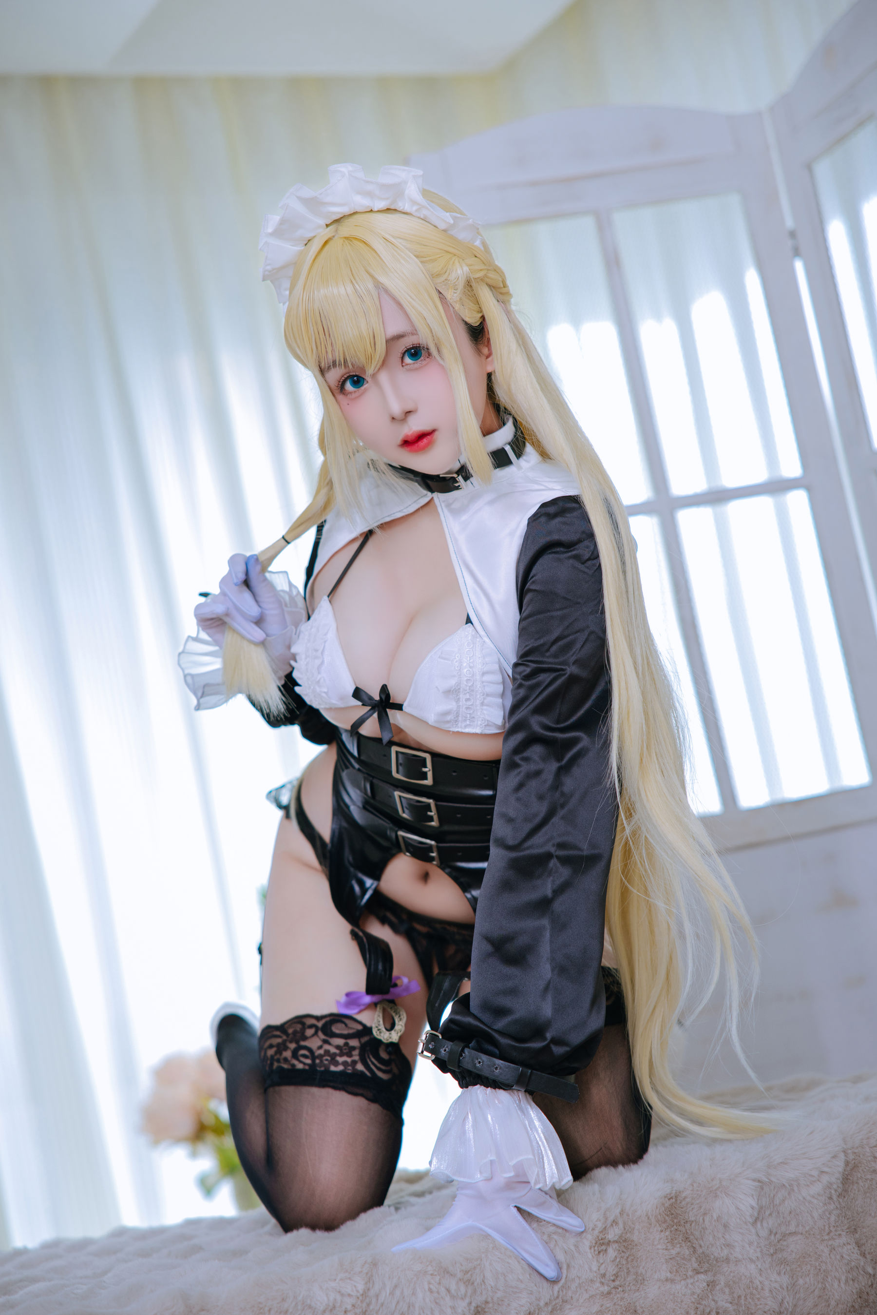 Cosplay 日奈娇 - 拘束女仆  第6张