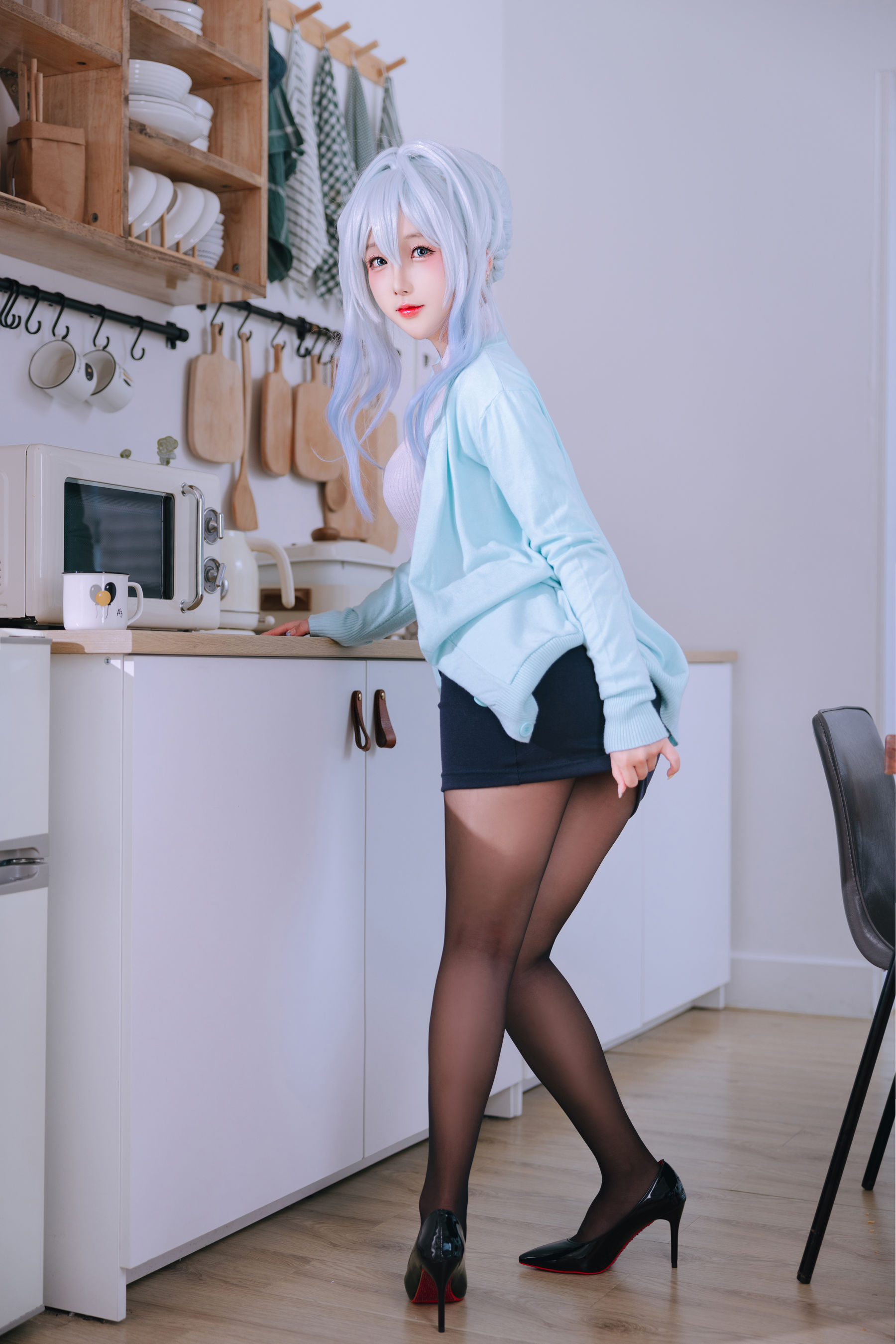 Cosplay 日奈娇 - 未亡人雪女  第7张