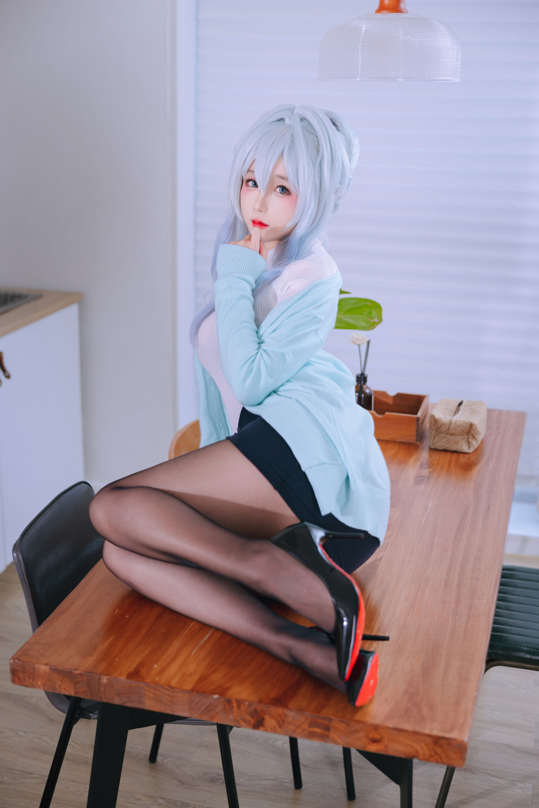 Cosplay 日奈娇 - 未亡人雪女  第6张