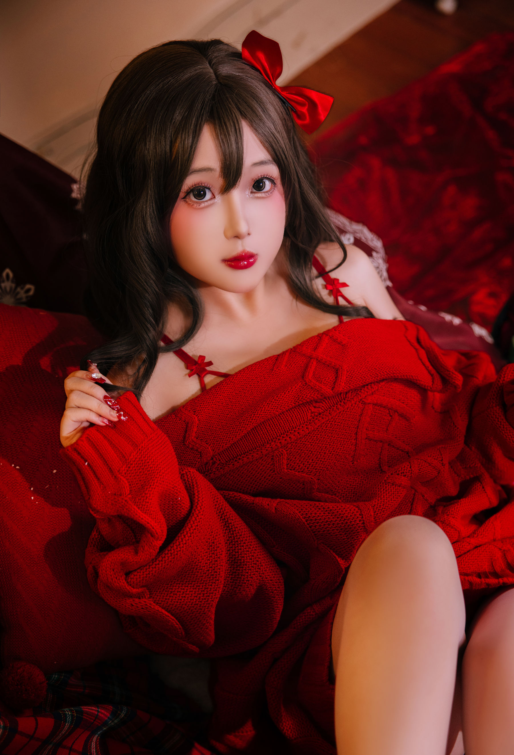 Cosplay 日奈娇 - 圣诞毛衣  第3张
