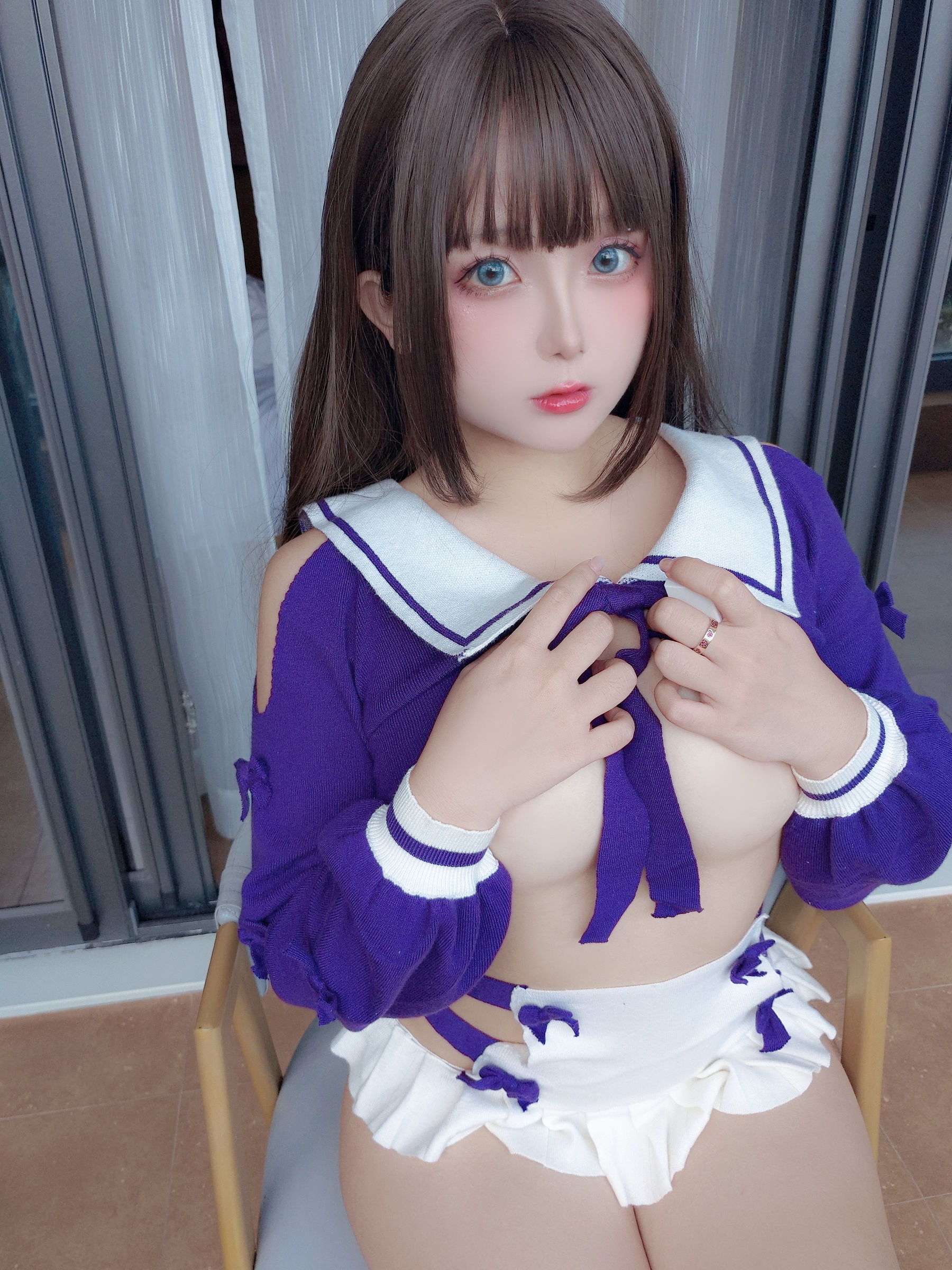 Cosplay 日奈娇 - 学生妹自拍  第22张