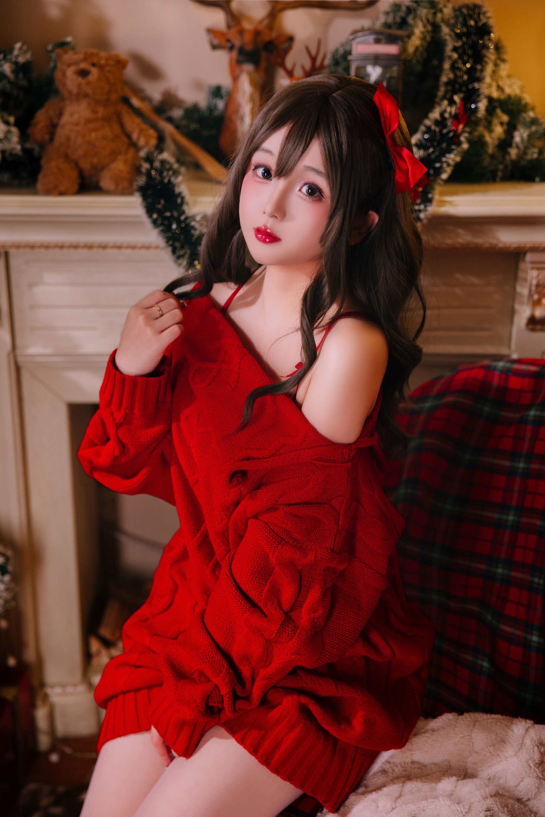 Cosplay 日奈娇 - 圣诞毛衣  第4张
