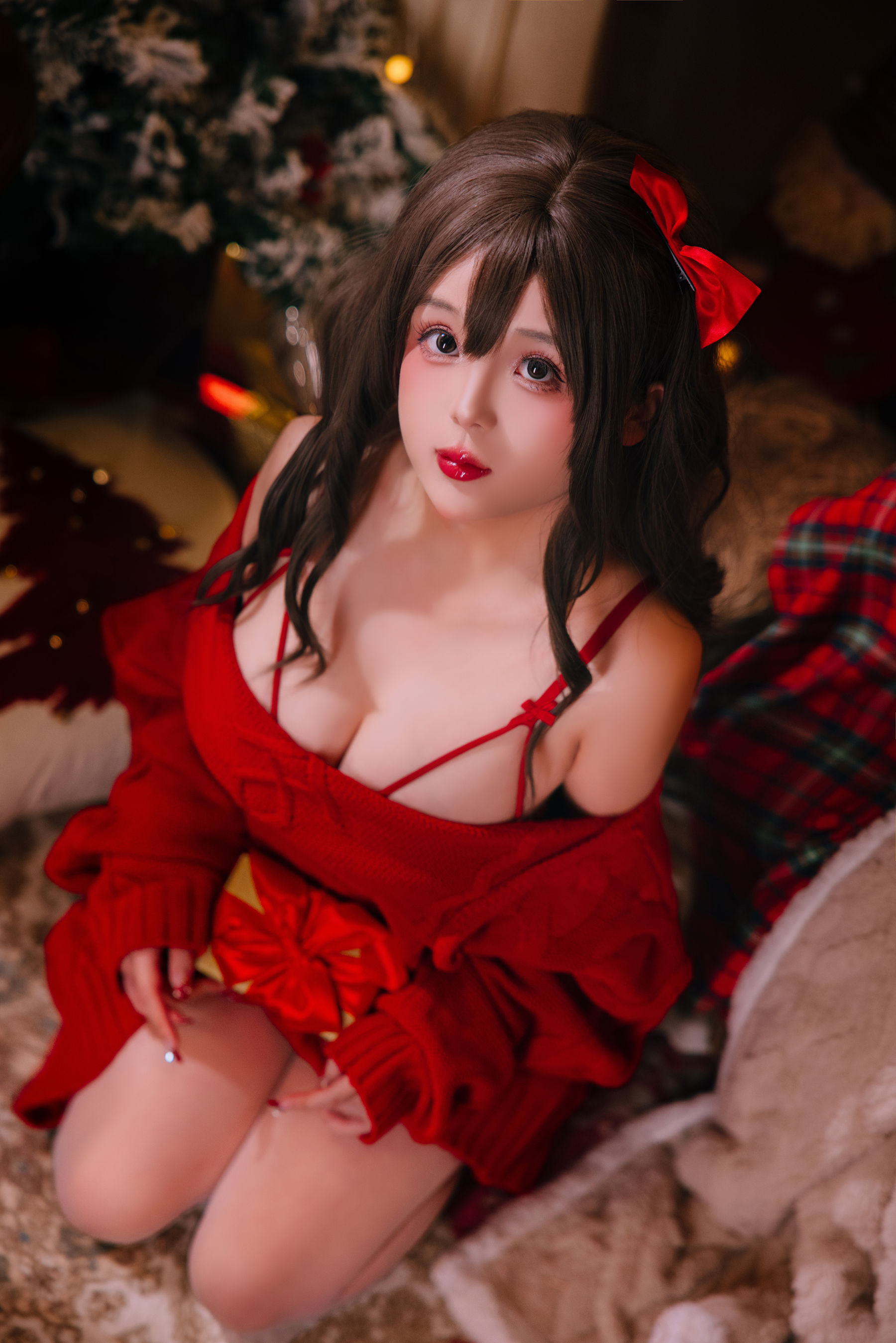 Cosplay 日奈娇 - 圣诞毛衣  第3张