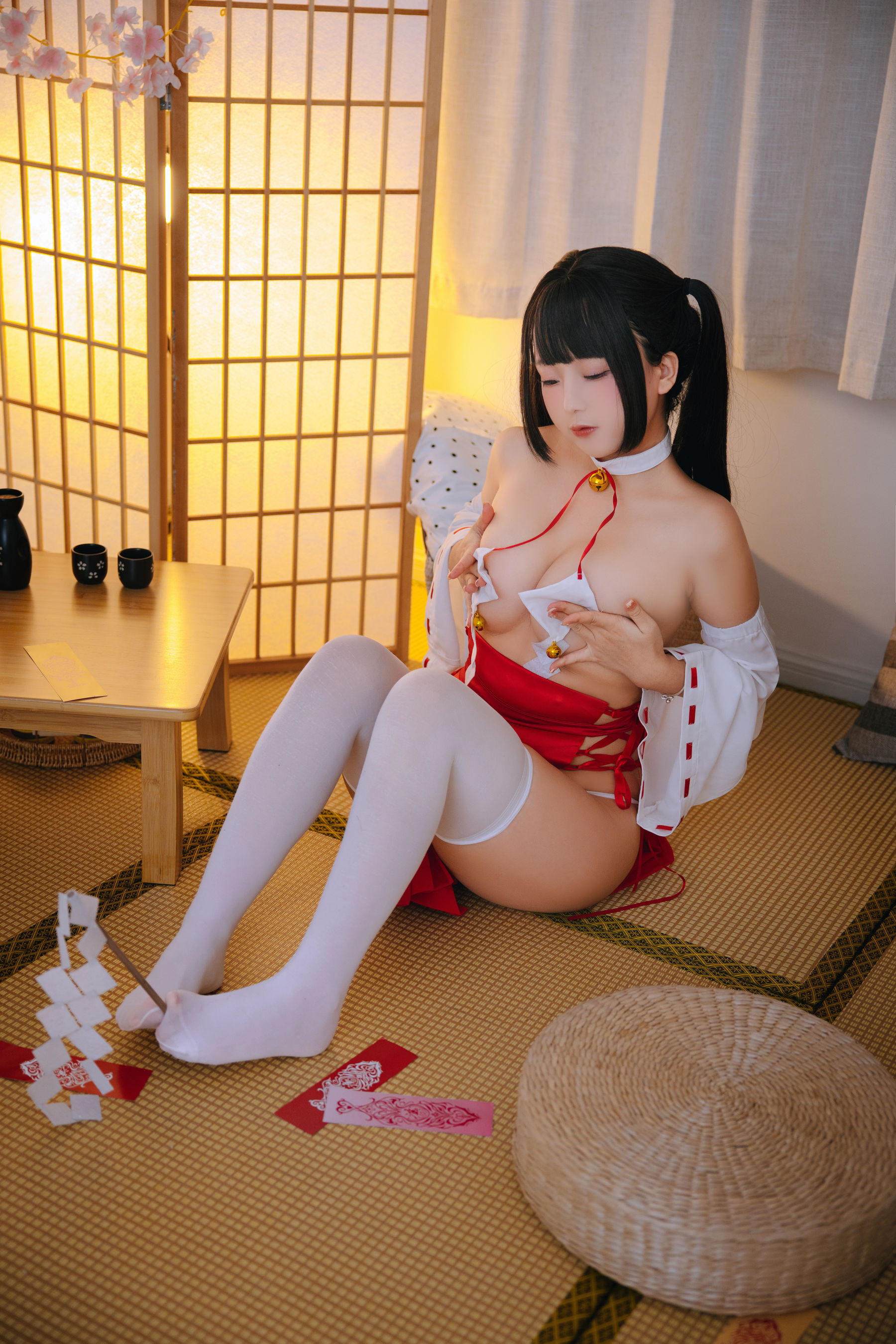 Cosplay 日奈娇 - 御币巫女  第18张