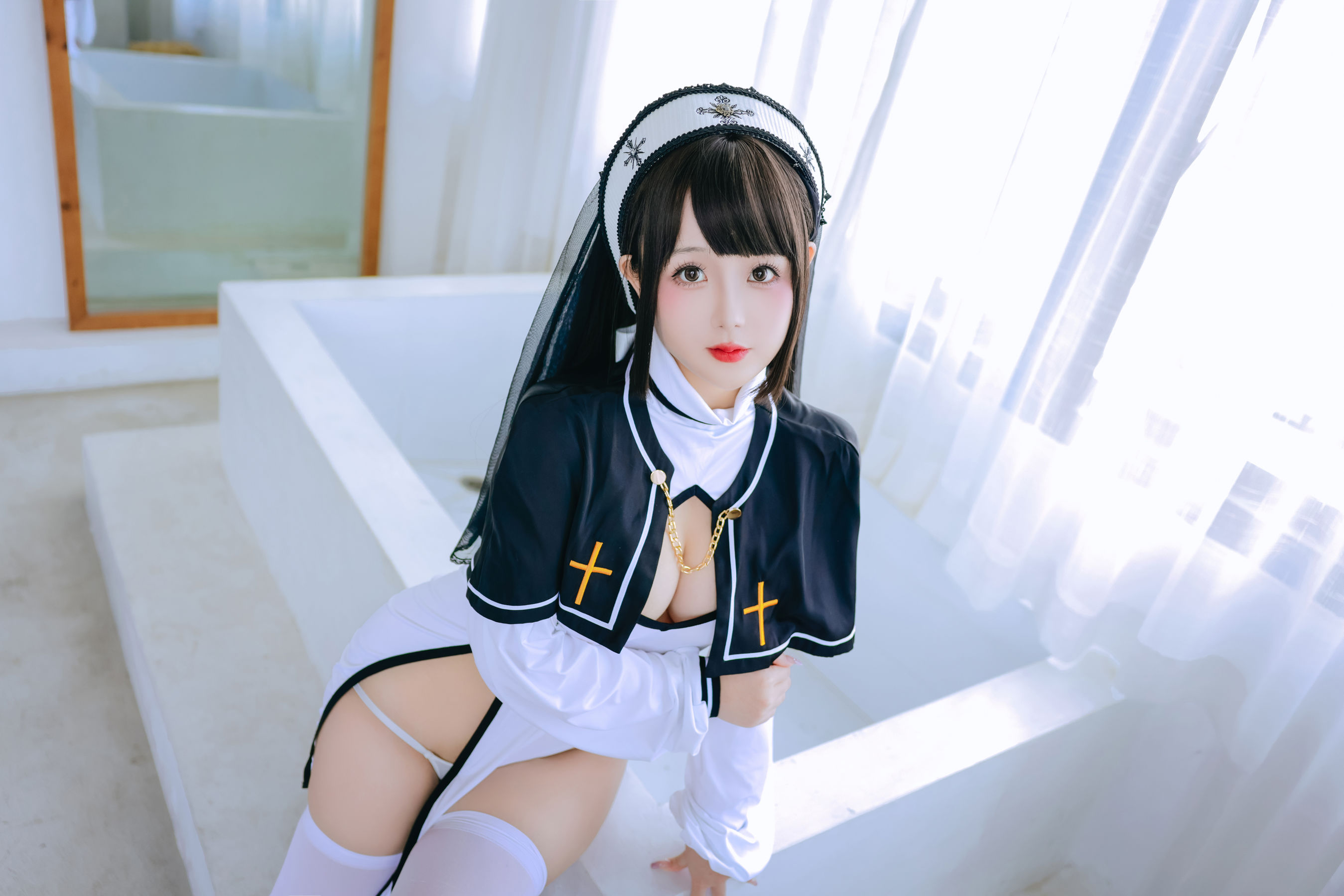 Cosplay 日奈娇 - 圣洁修女  第5张