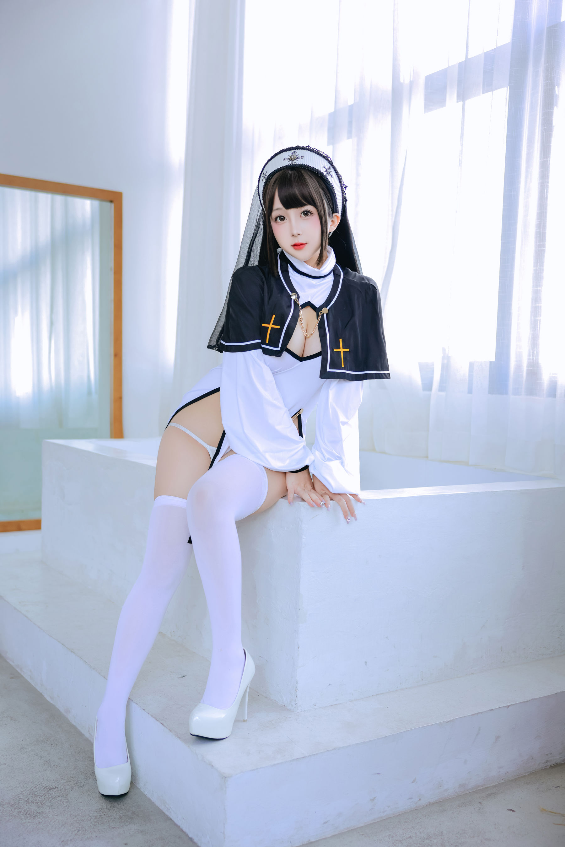 Cosplay 日奈娇 - 圣洁修女  第21张