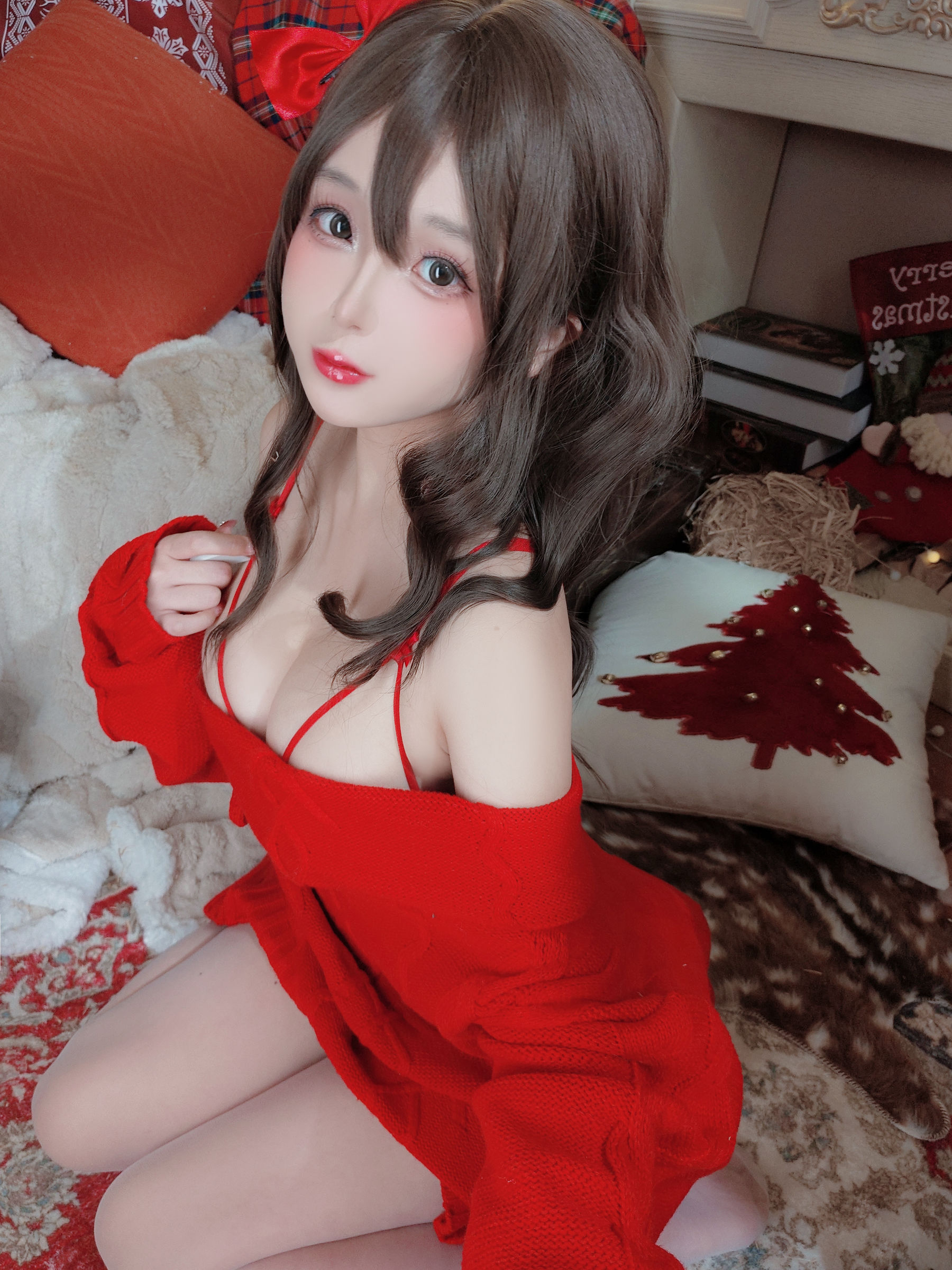 Cosplay 日奈娇 - 圣诞毛衣  第23张