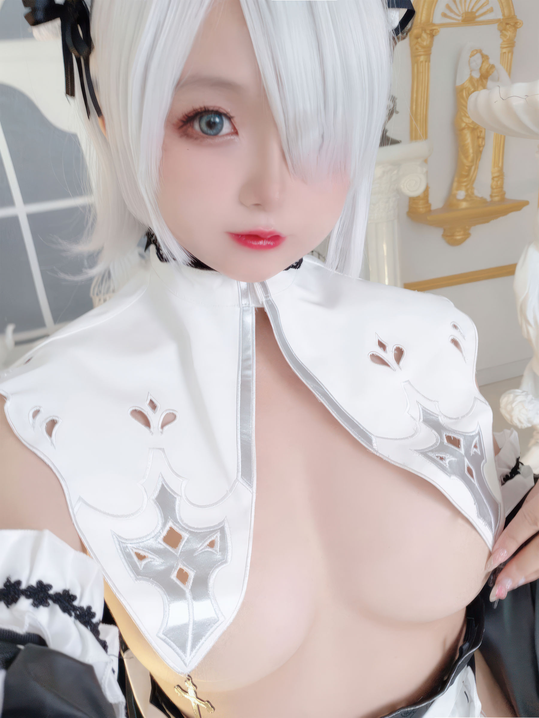 Cosplay 日奈娇 - 2B奶盖女仆  第17张