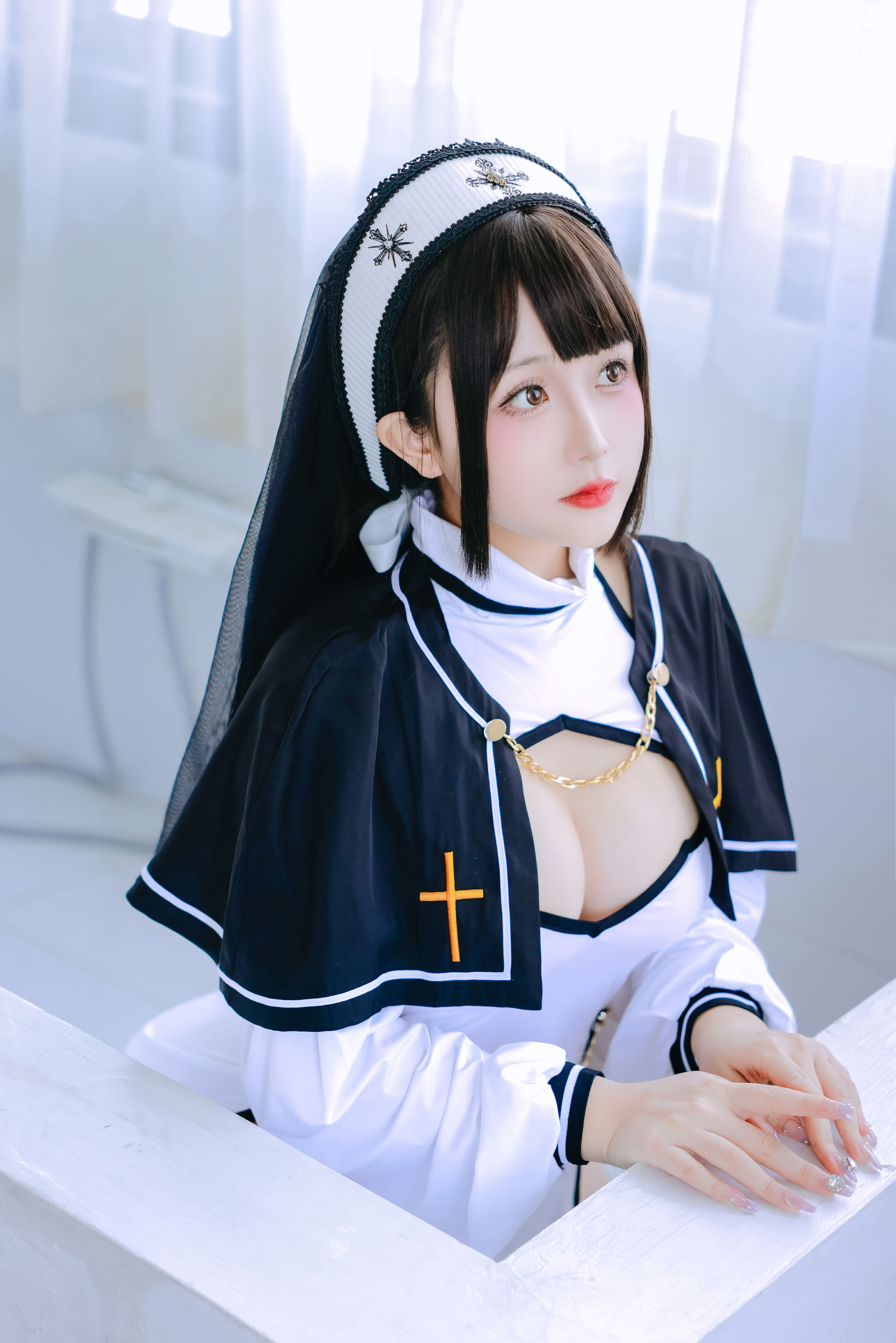 Cosplay 日奈娇 - 圣洁修女  第36张