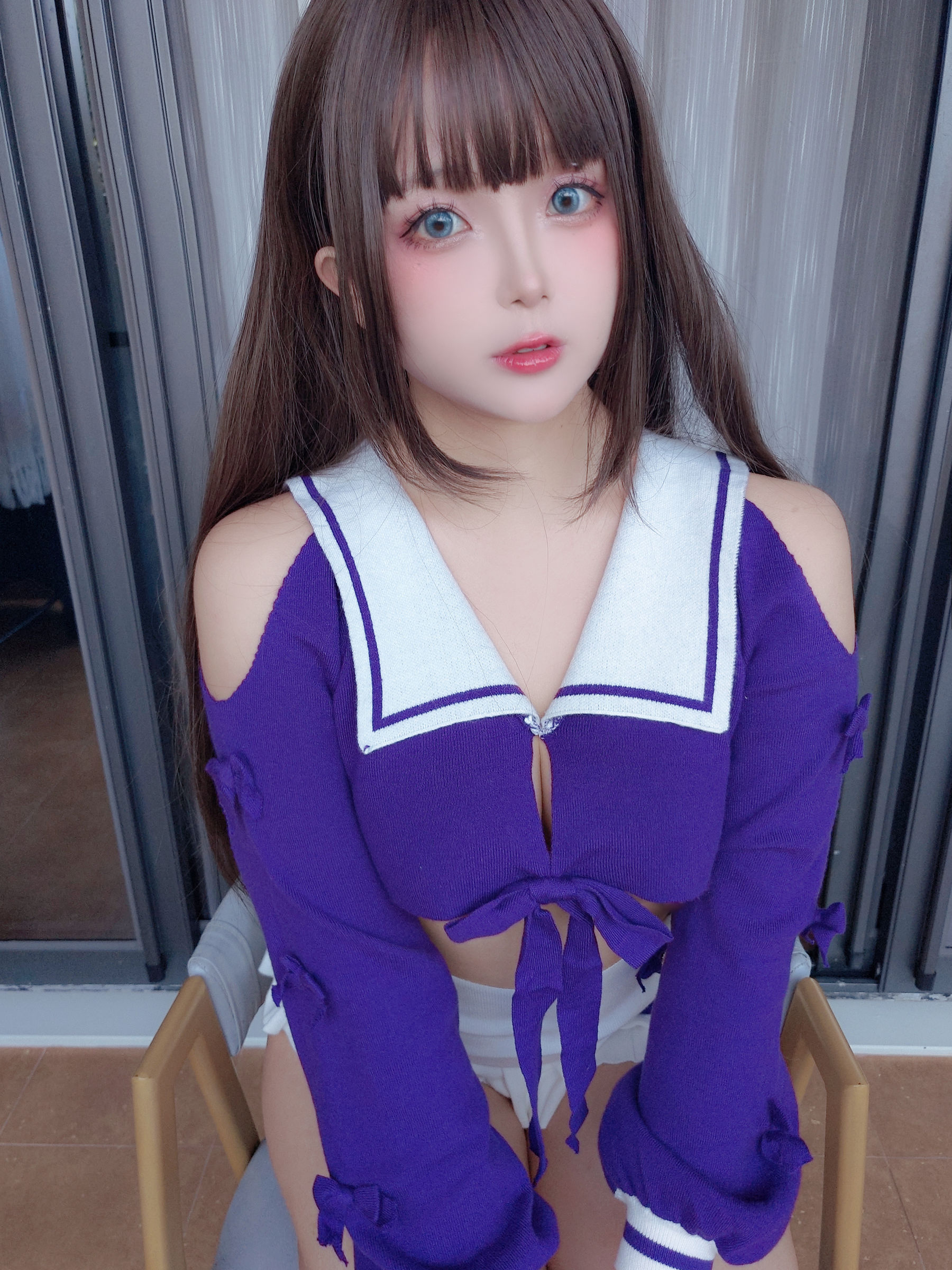 Cosplay 日奈娇 - 学生妹自拍  第4张