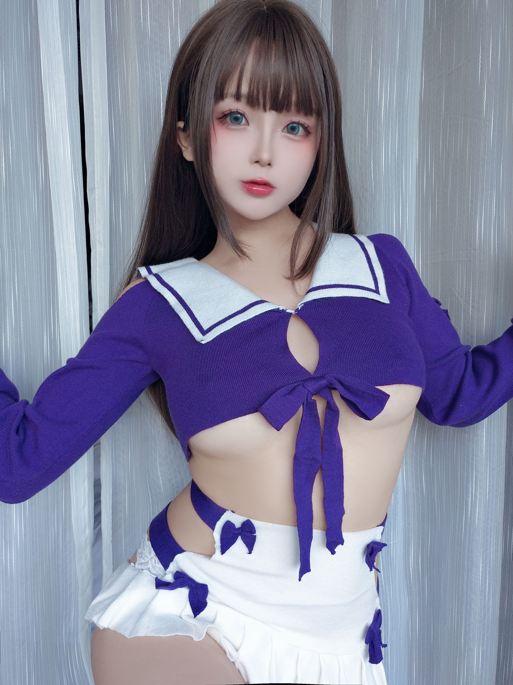 Cosplay 日奈娇 - 学生妹自拍  第3张