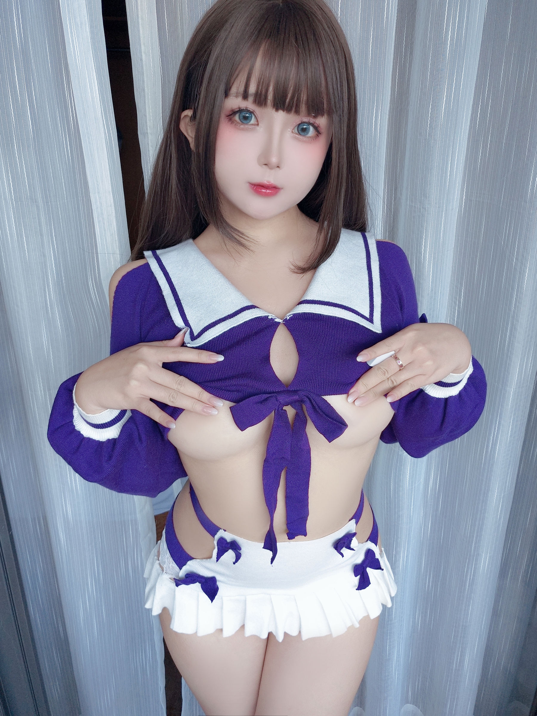 Cosplay 日奈娇 - 学生妹自拍  第3张