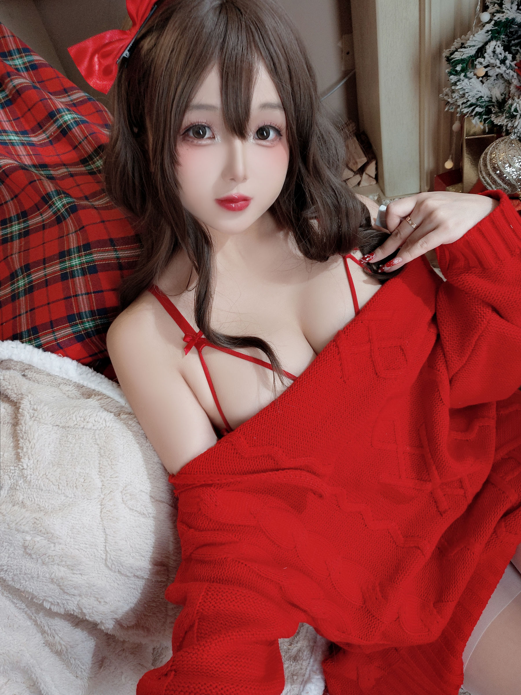 Cosplay 日奈娇 - 圣诞毛衣  第23张