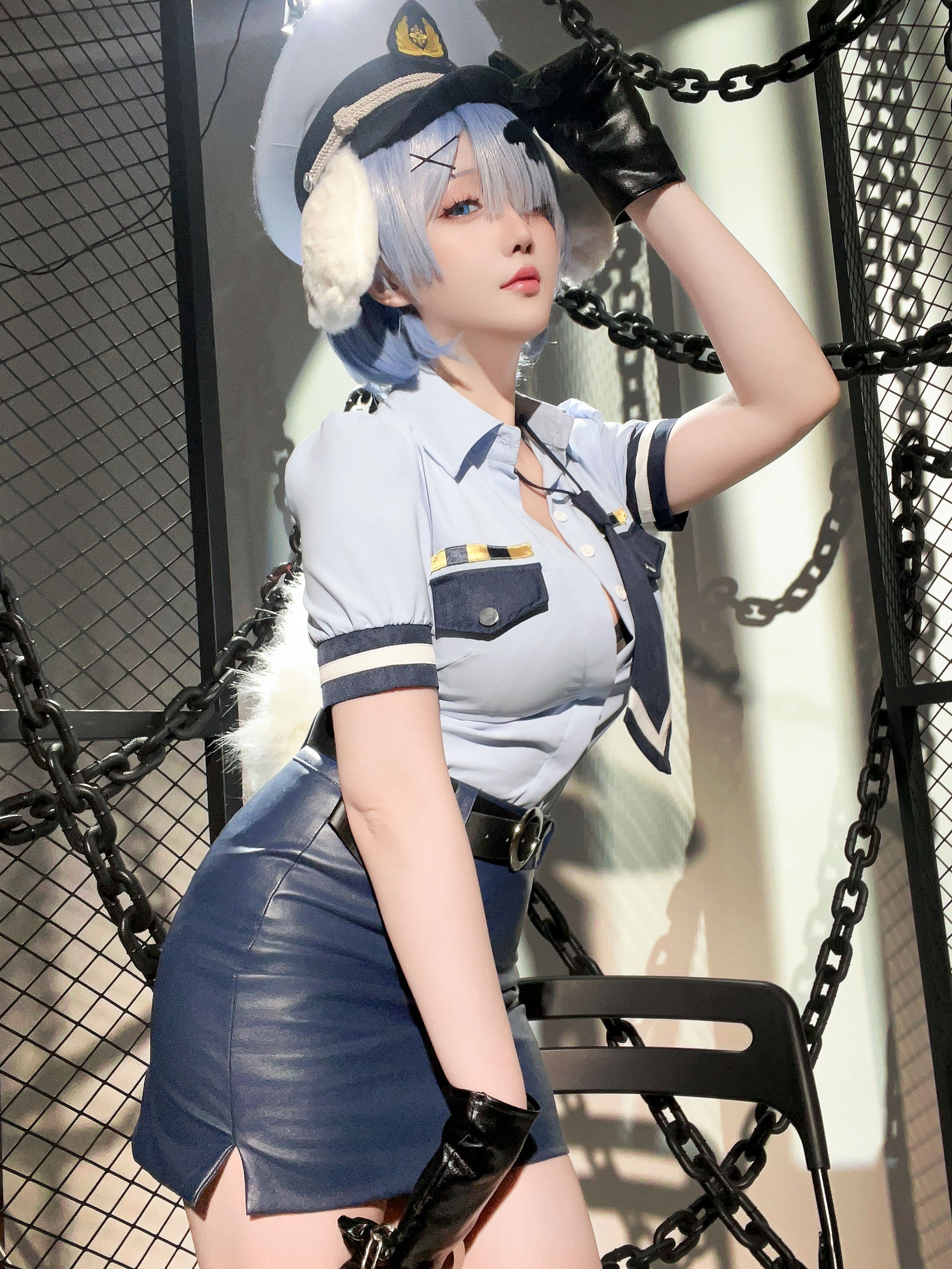 Coser小姐姐 星之迟迟 - RE0 蕾姆 狗耳警官  第89张
