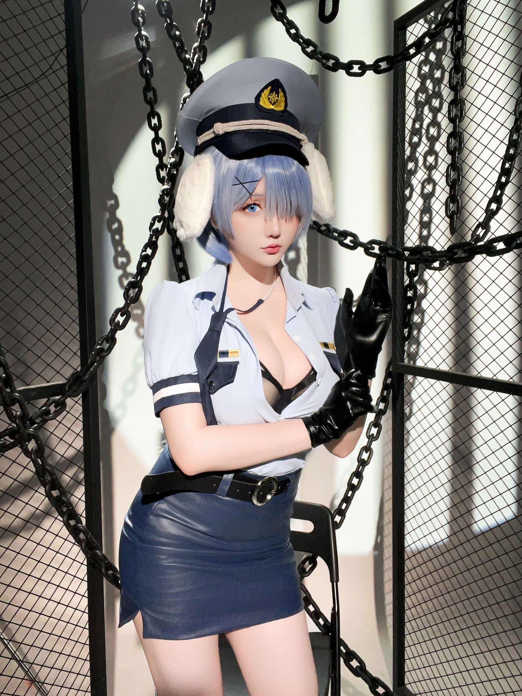 Coser小姐姐 星之迟迟 - RE0 蕾姆 狗耳警官  第22张