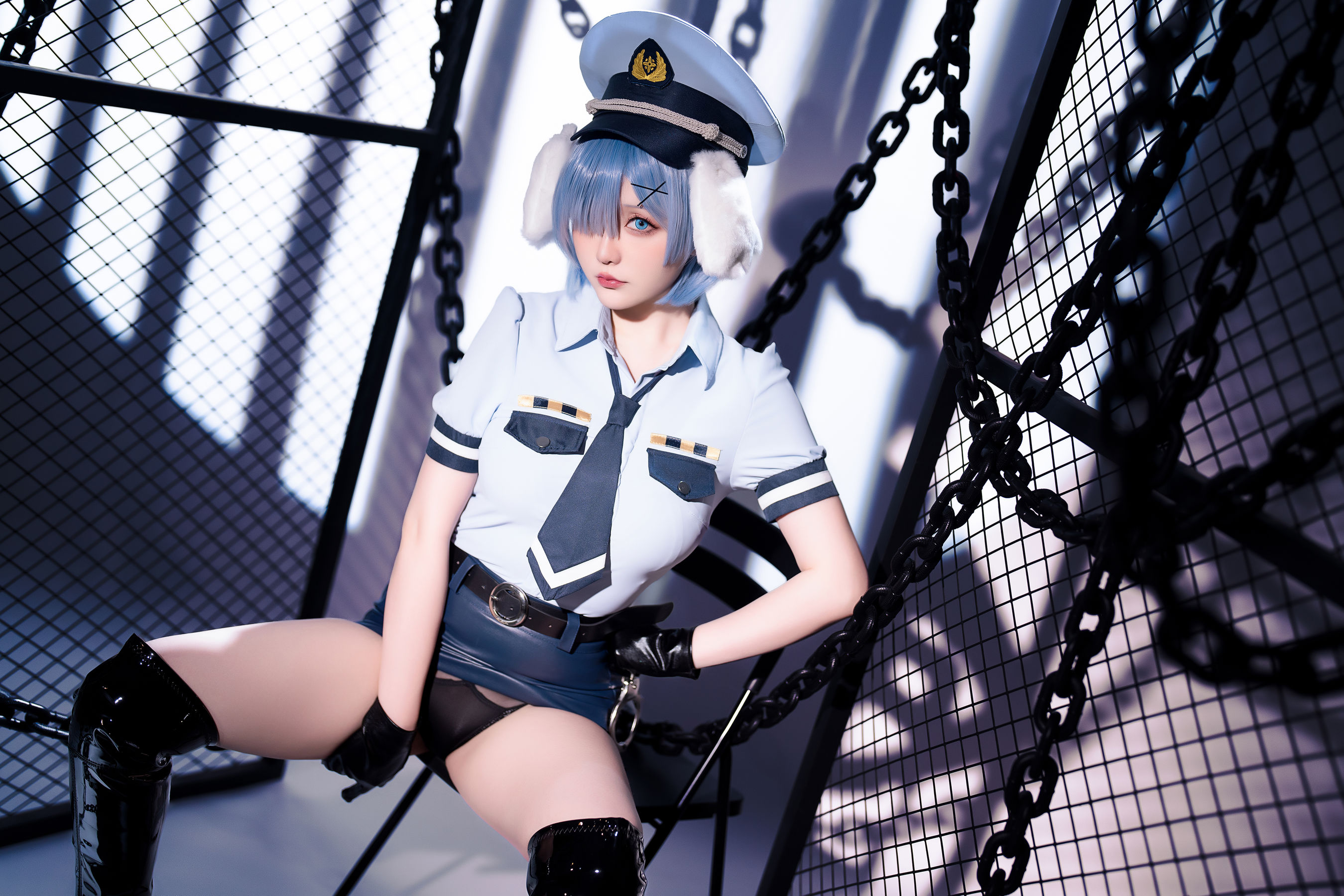 Coser小姐姐 星之迟迟 - RE0 蕾姆 狗耳警官  第4张