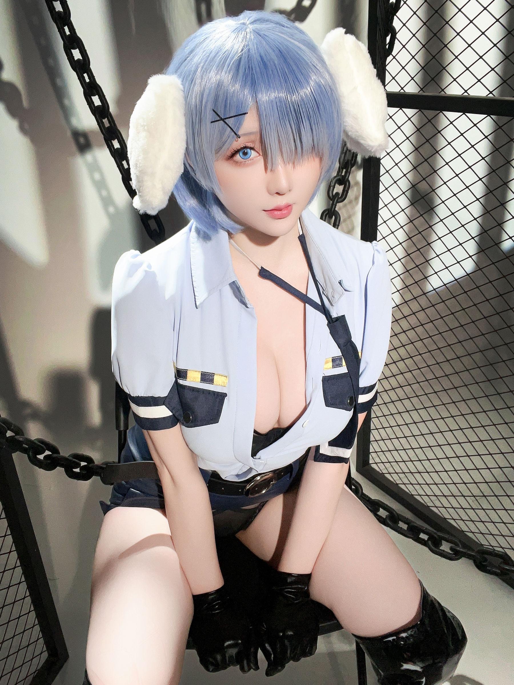 Coser小姐姐 星之迟迟 - RE0 蕾姆 狗耳警官  第25张