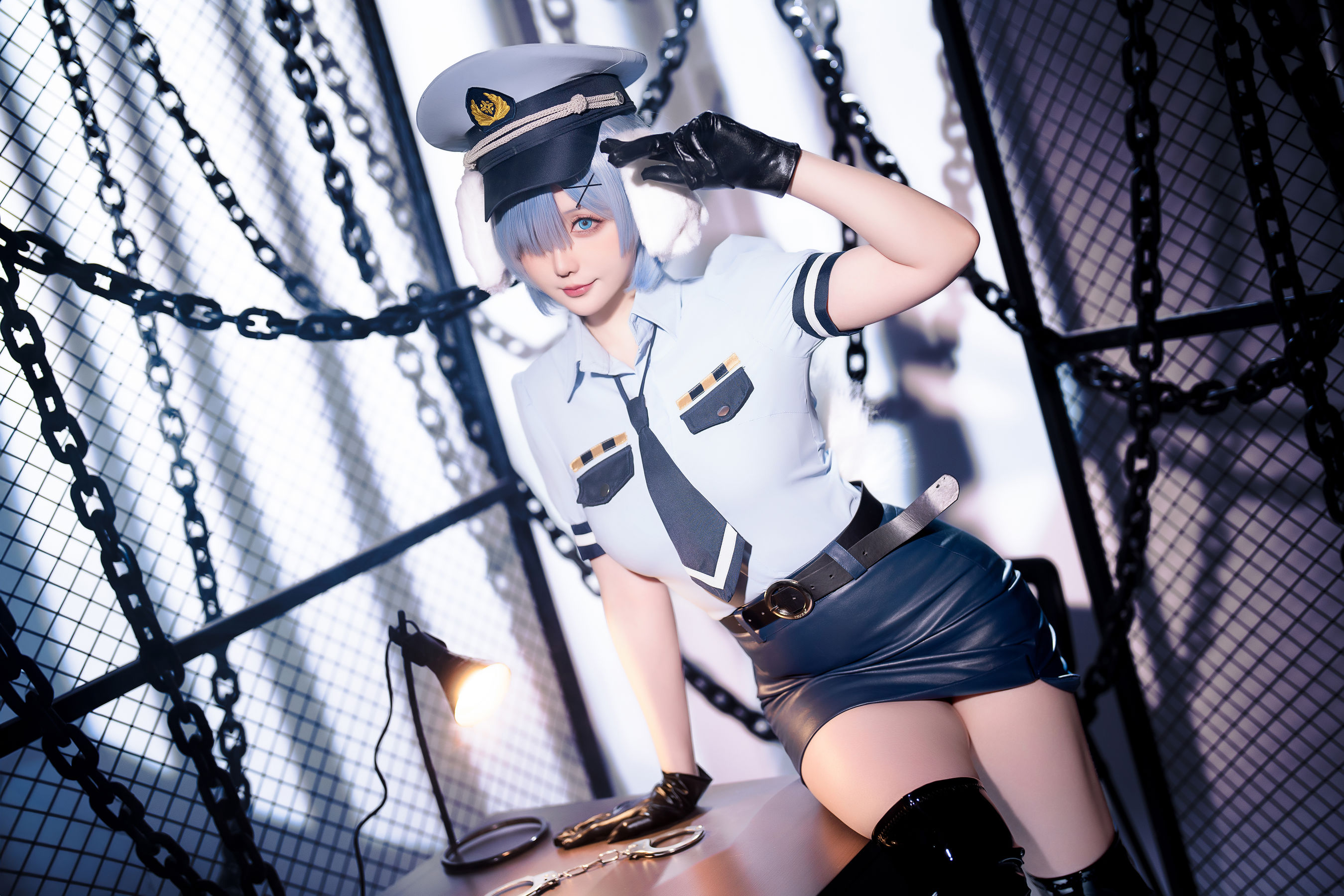 Coser小姐姐 星之迟迟 - RE0 蕾姆 狗耳警官  第8张