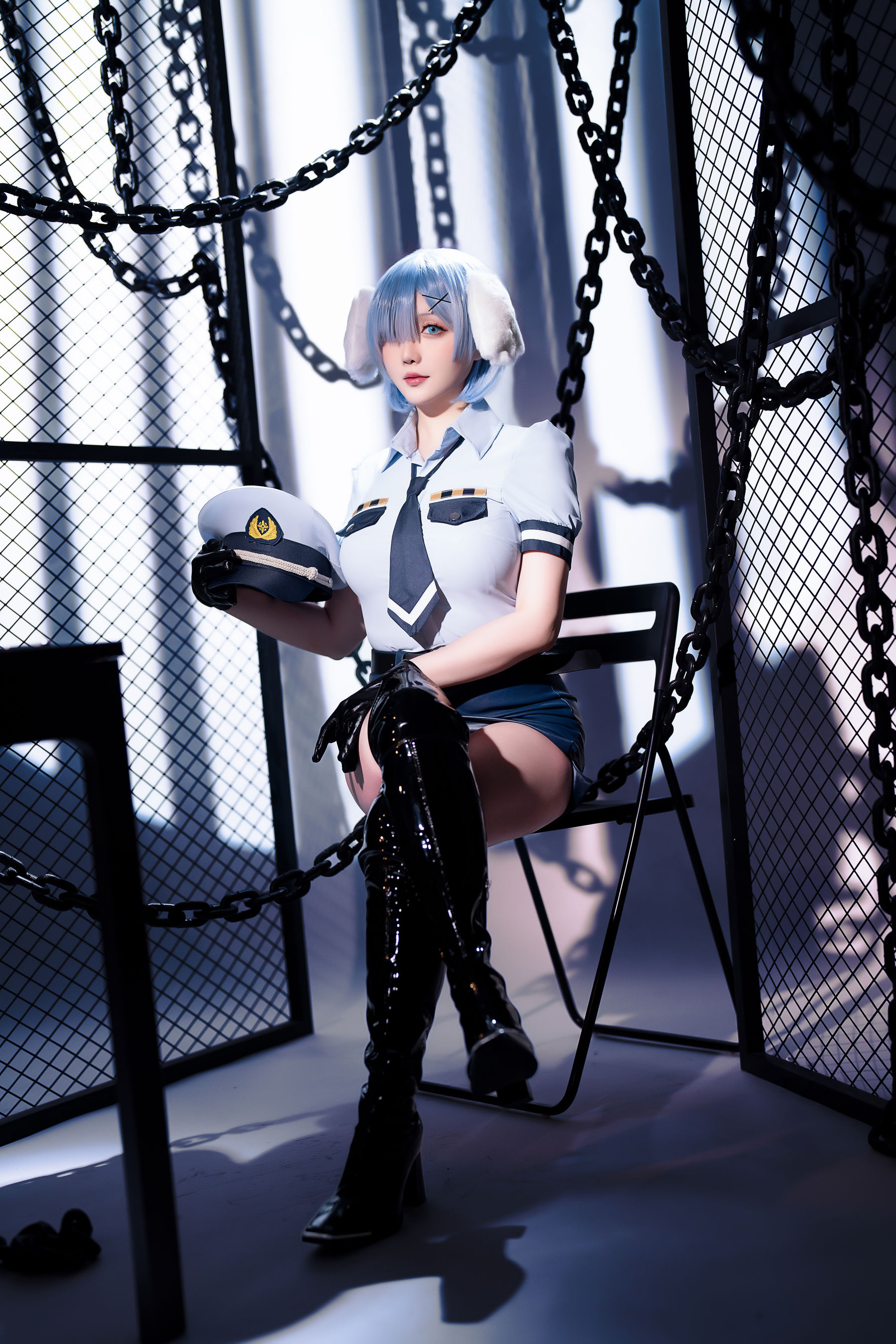 Coser小姐姐 星之迟迟 - RE0 蕾姆 狗耳警官  第5张