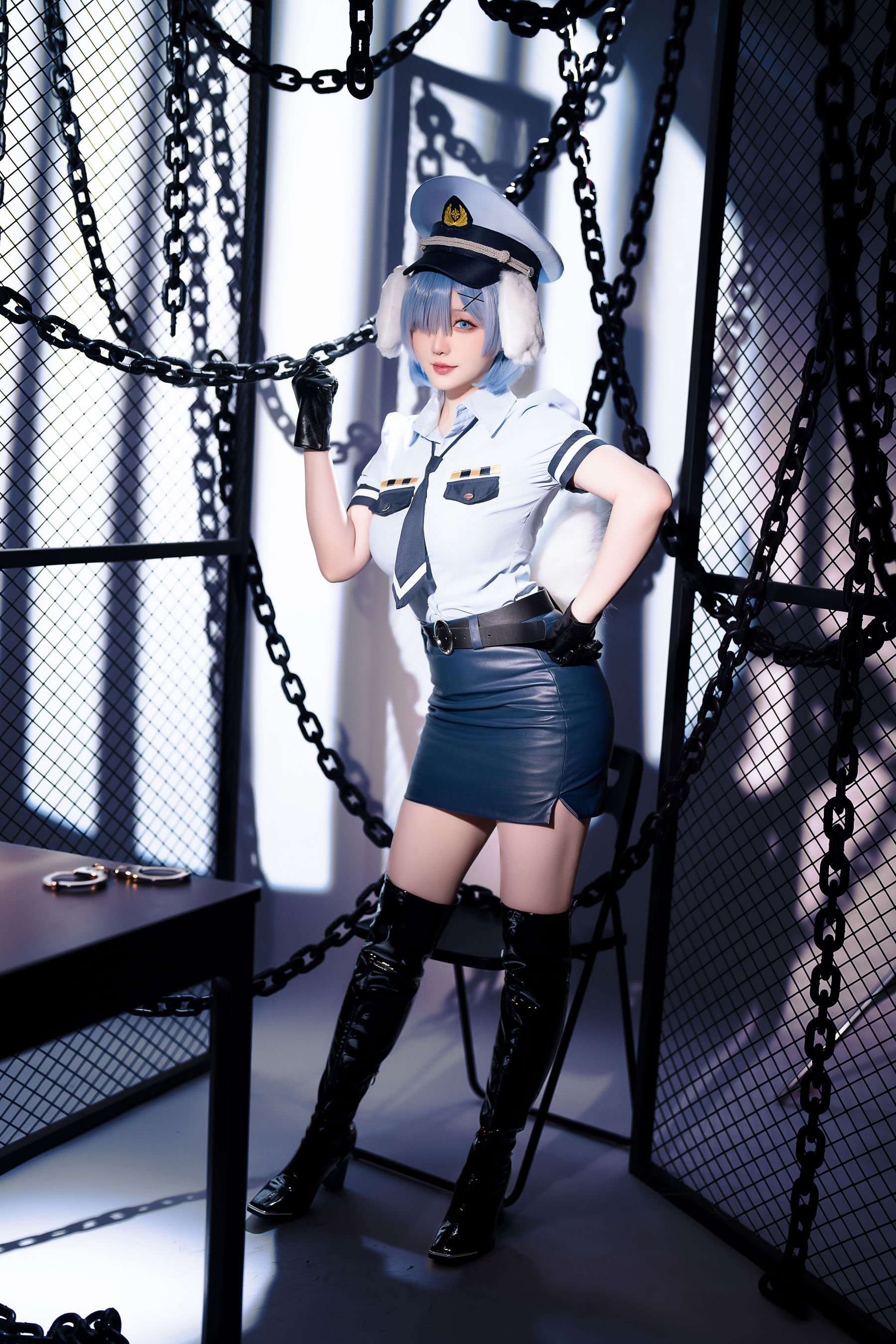 Coser小姐姐 星之迟迟 - RE0 蕾姆 狗耳警官  第7张