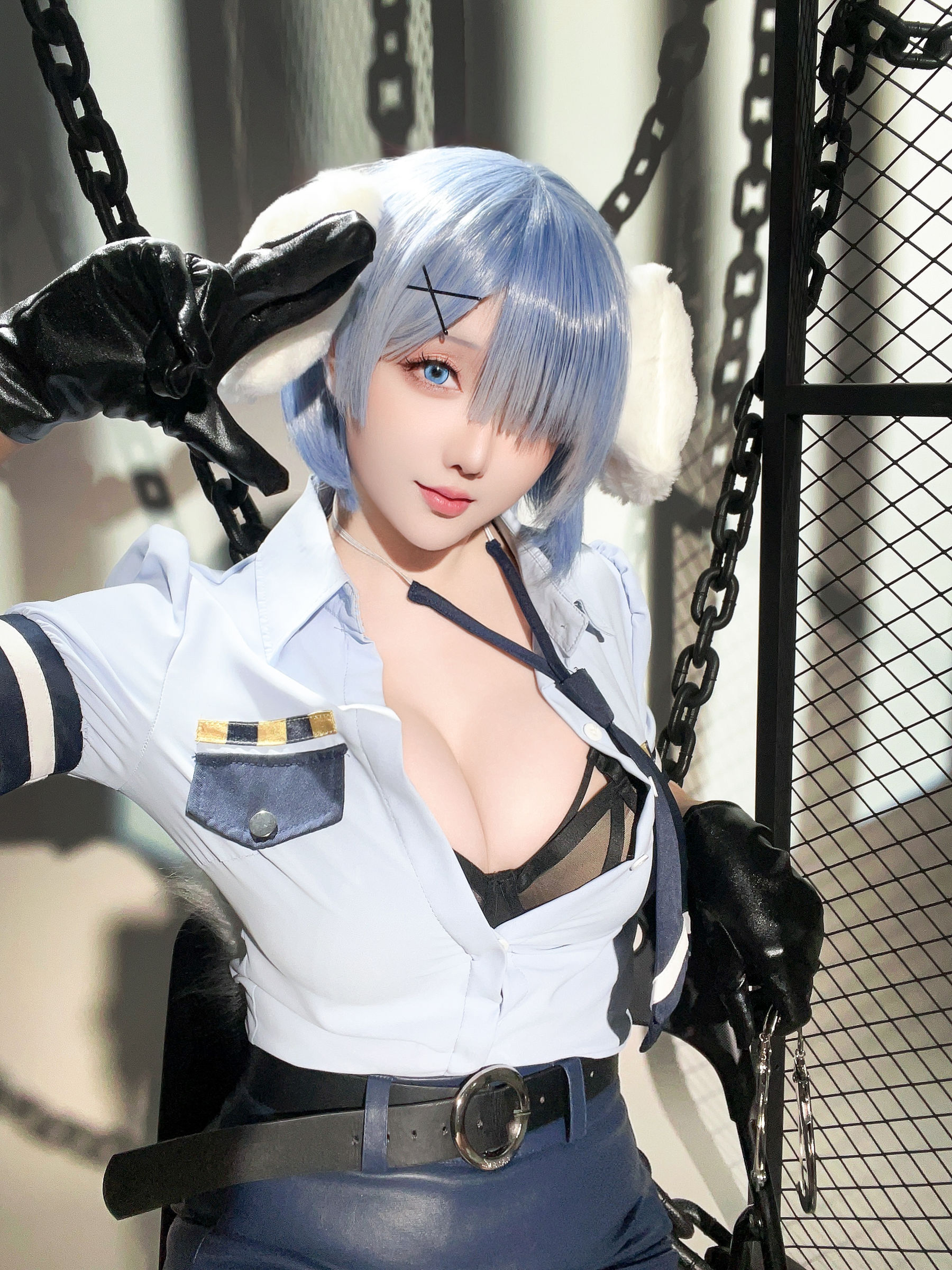 Coser小姐姐 星之迟迟 - RE0 蕾姆 狗耳警官  第27张