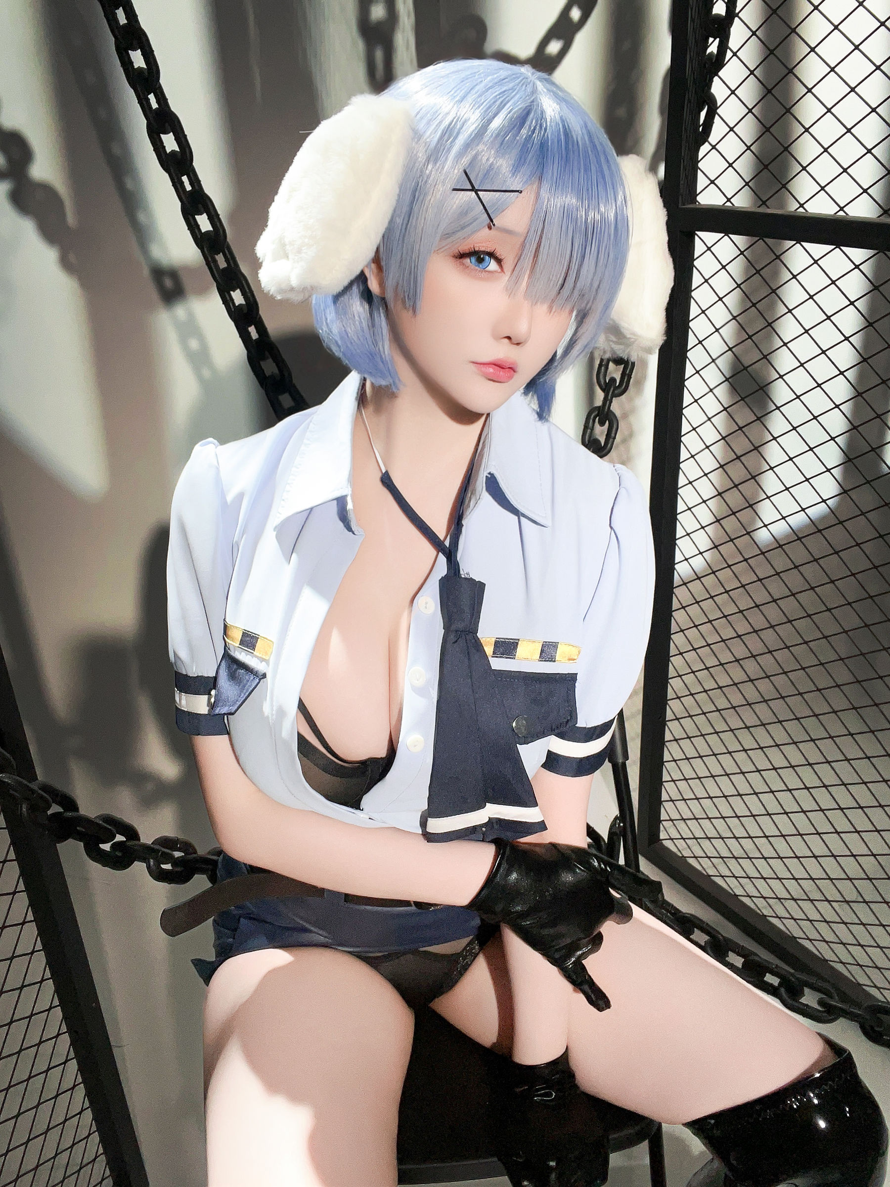 Coser小姐姐 星之迟迟 - RE0 蕾姆 狗耳警官  第25张