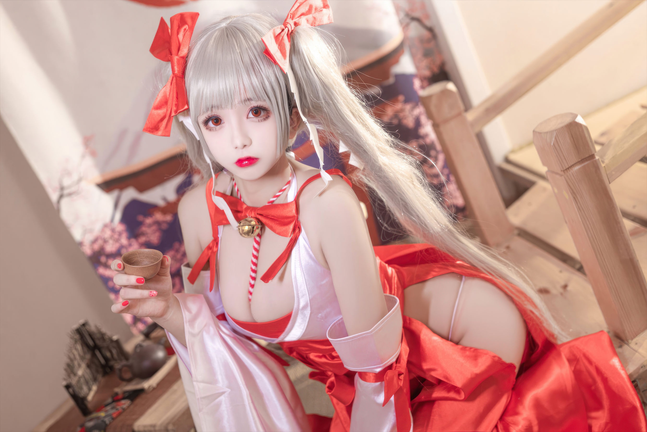 Cosplay 日奈娇 - 碧蓝航线 可畏巫女