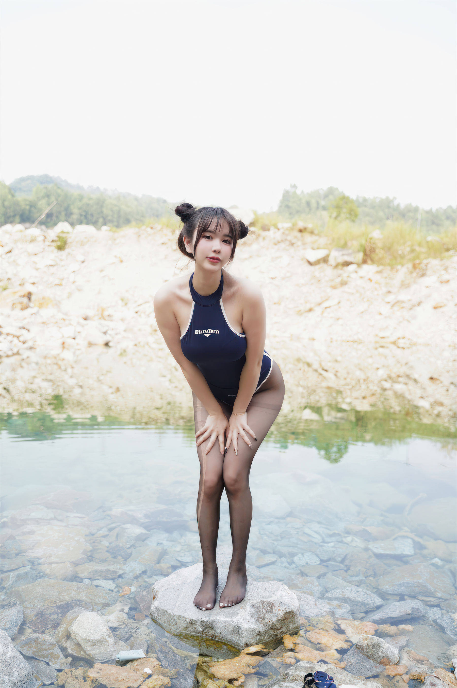 Tina很妖孽呀 - 小溪体操服死库水JK  第38张