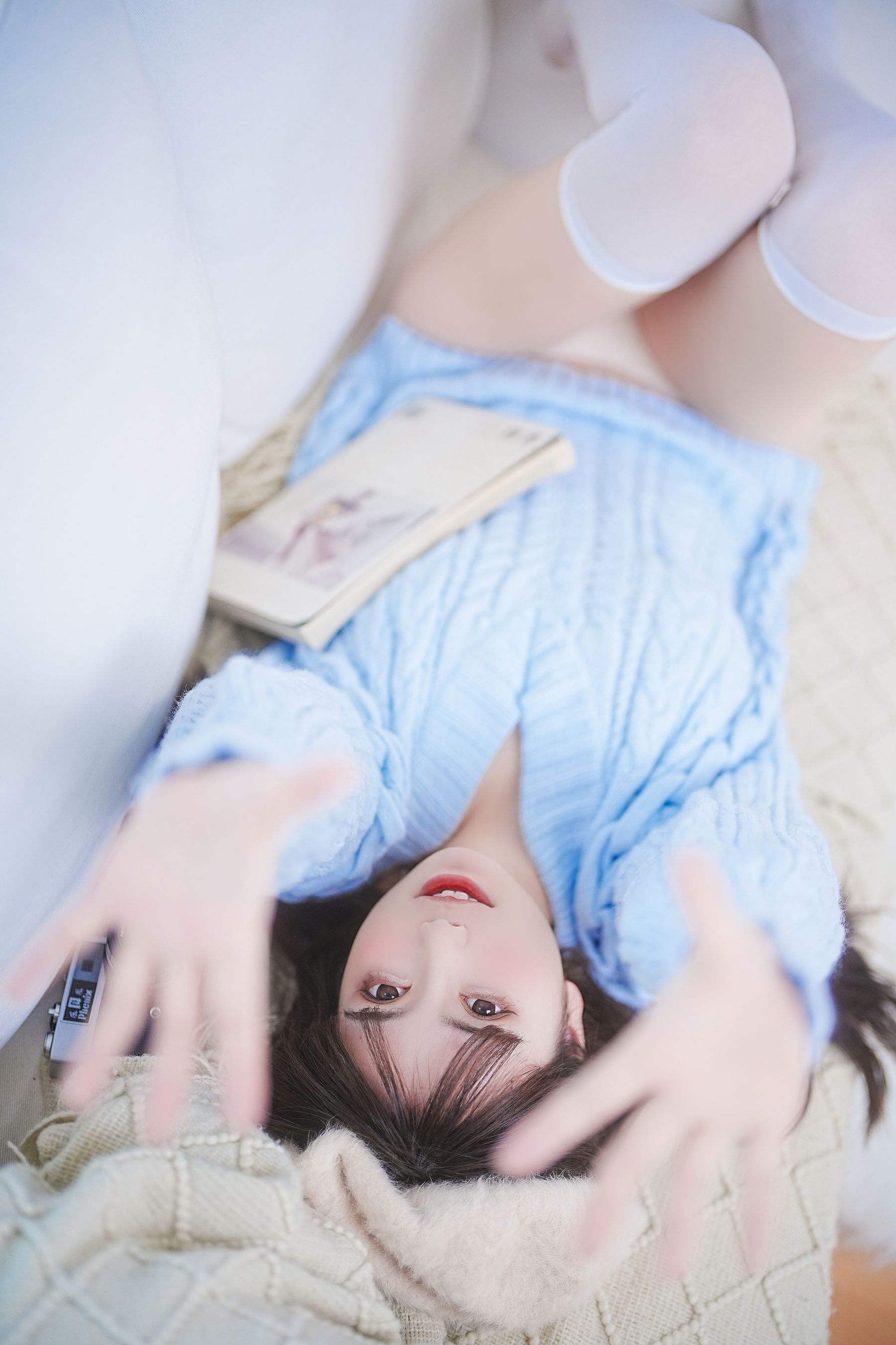 Tina很妖孽呀 - 蓝色秋冬毛衣  第15张