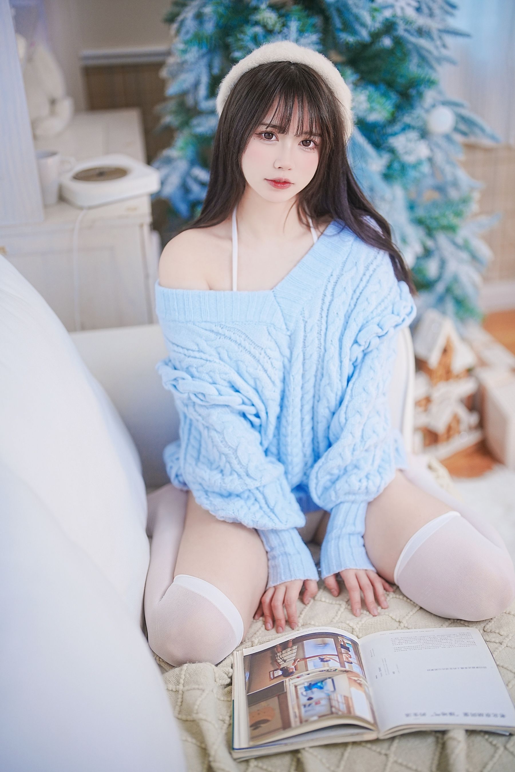 Tina很妖孽呀 - 蓝色秋冬毛衣  第24张