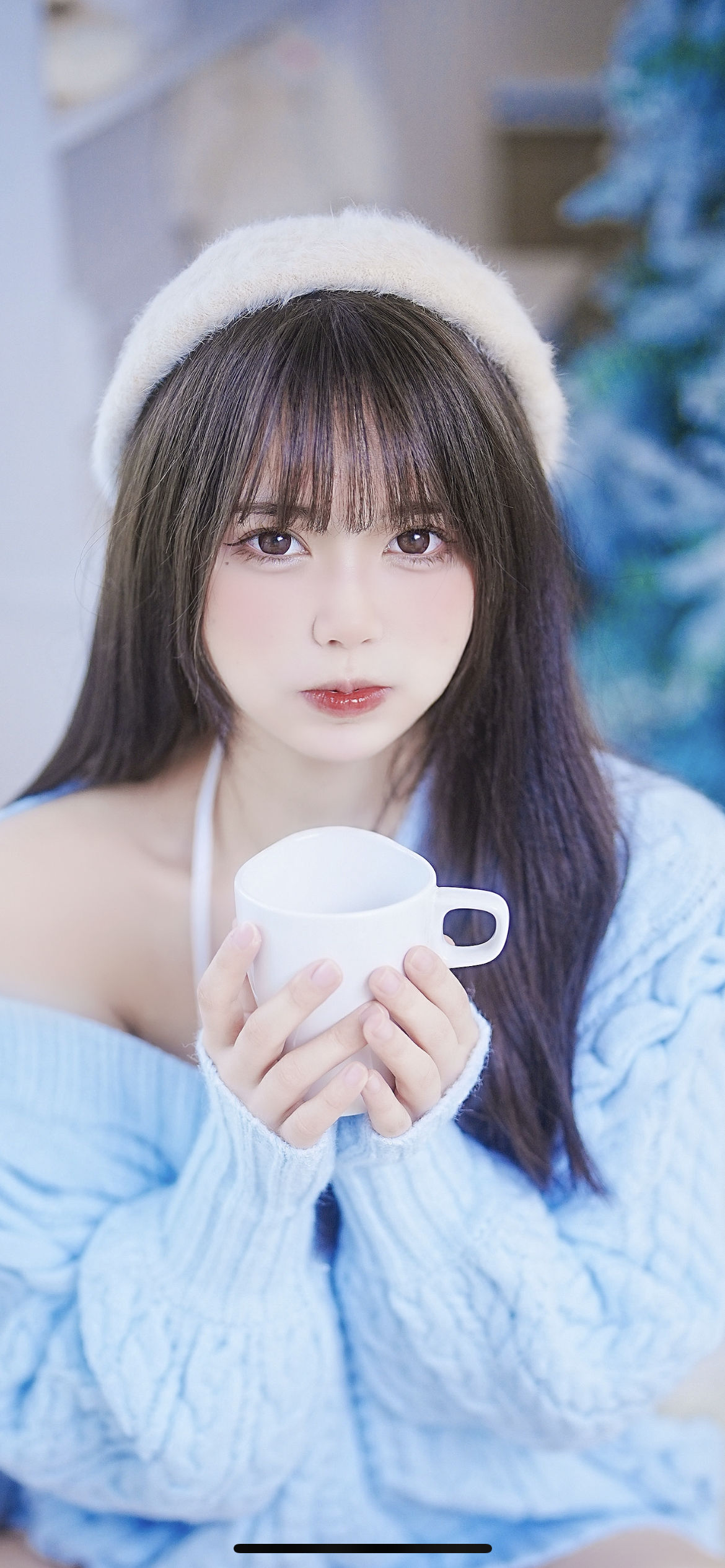 Tina很妖孽呀 - 蓝色秋冬毛衣  第28张