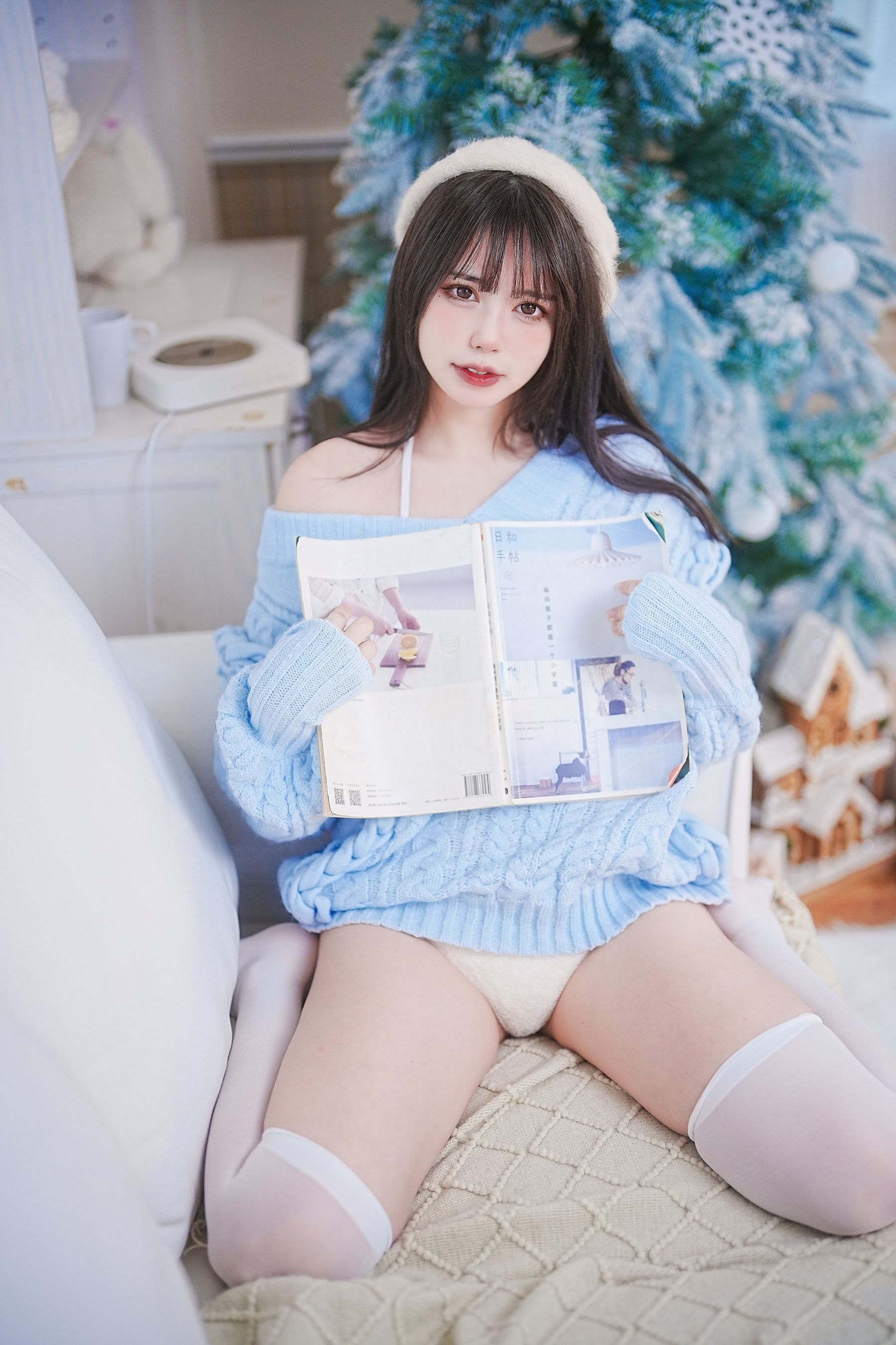Tina很妖孽呀 - 蓝色秋冬毛衣  第21张