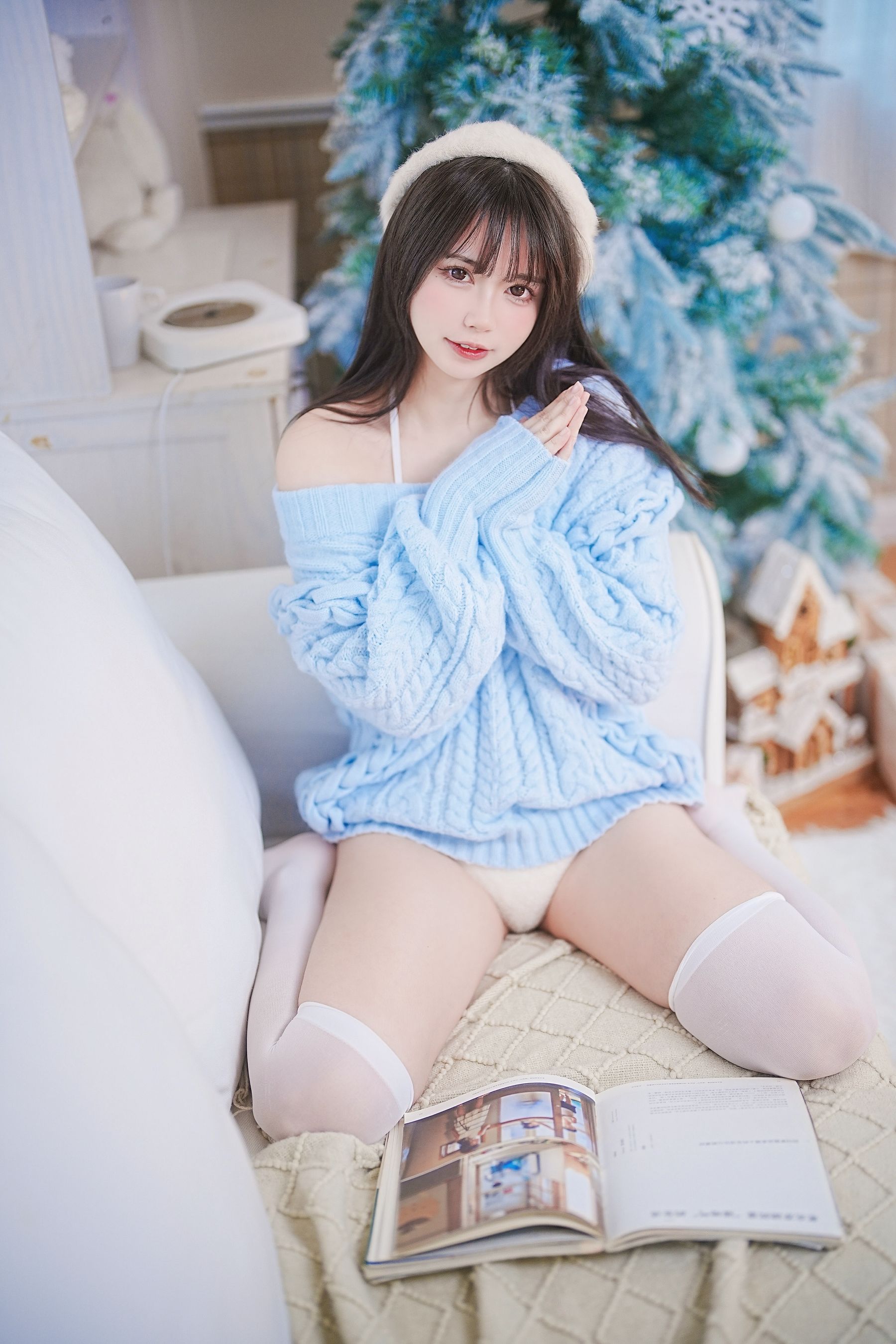 Tina很妖孽呀 - 蓝色秋冬毛衣  第27张