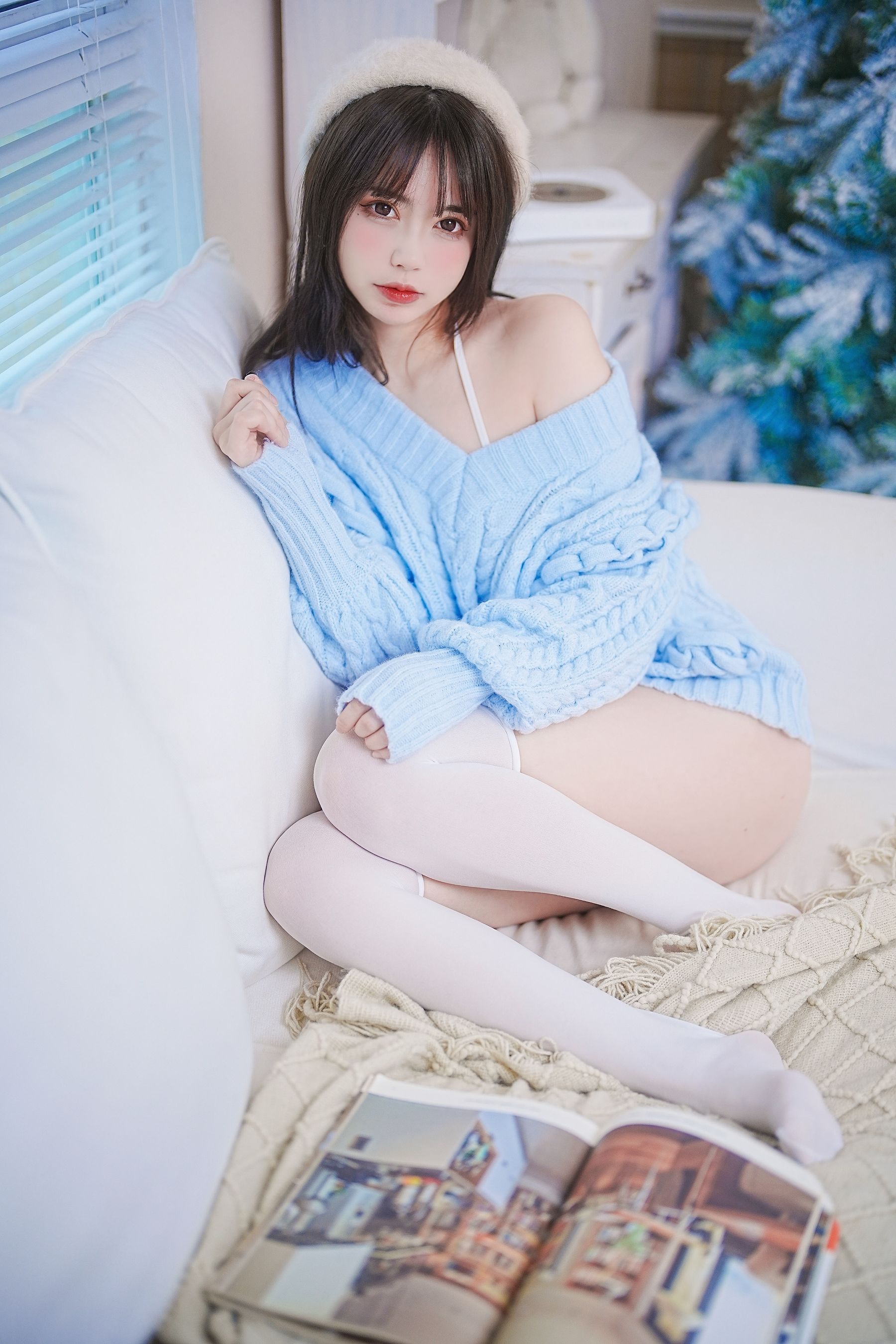 Tina很妖孽呀 - 蓝色秋冬毛衣  第26张