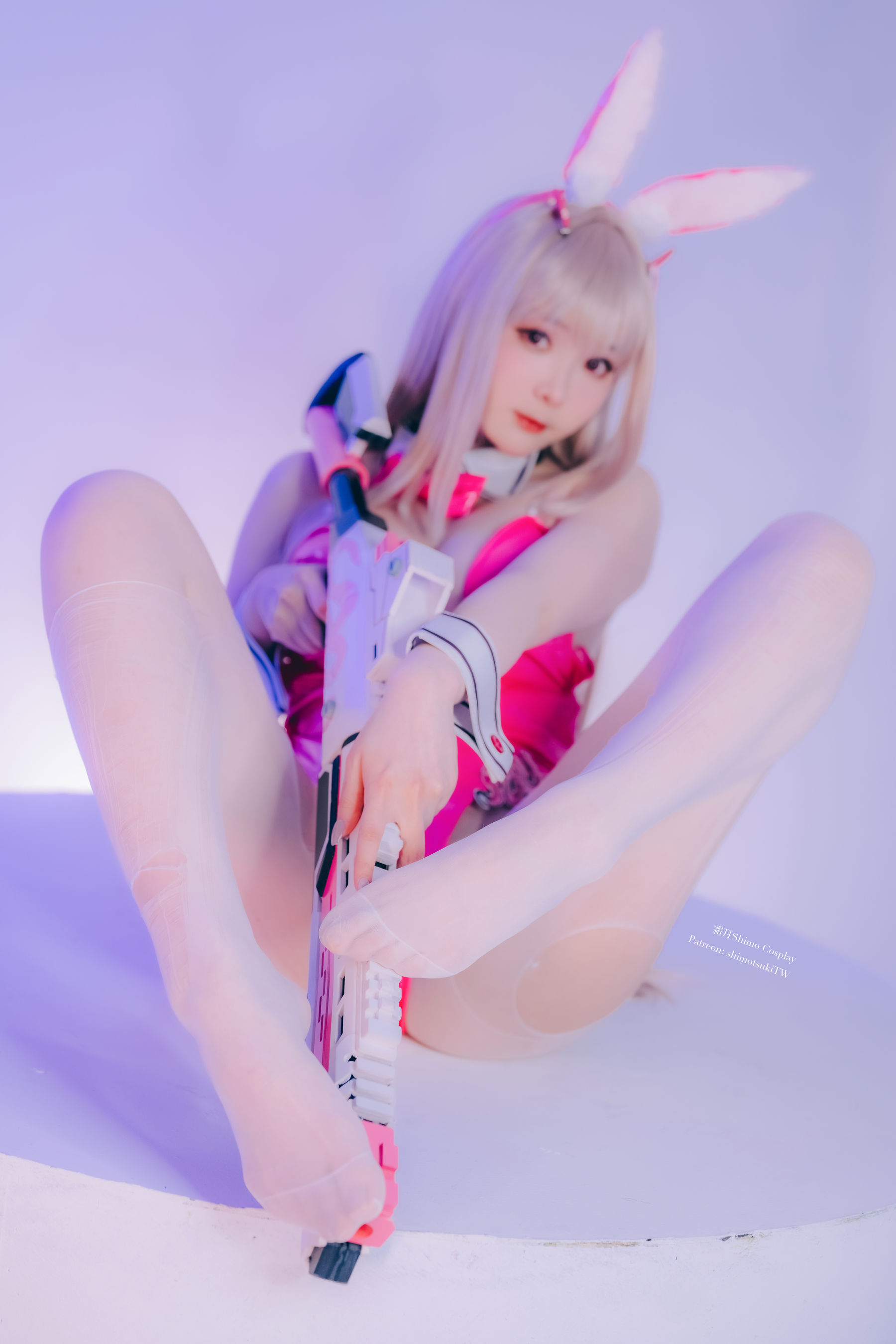 微博妹纸 霜月shimo - Viper Bunny Suit (NIKKE)  第24张