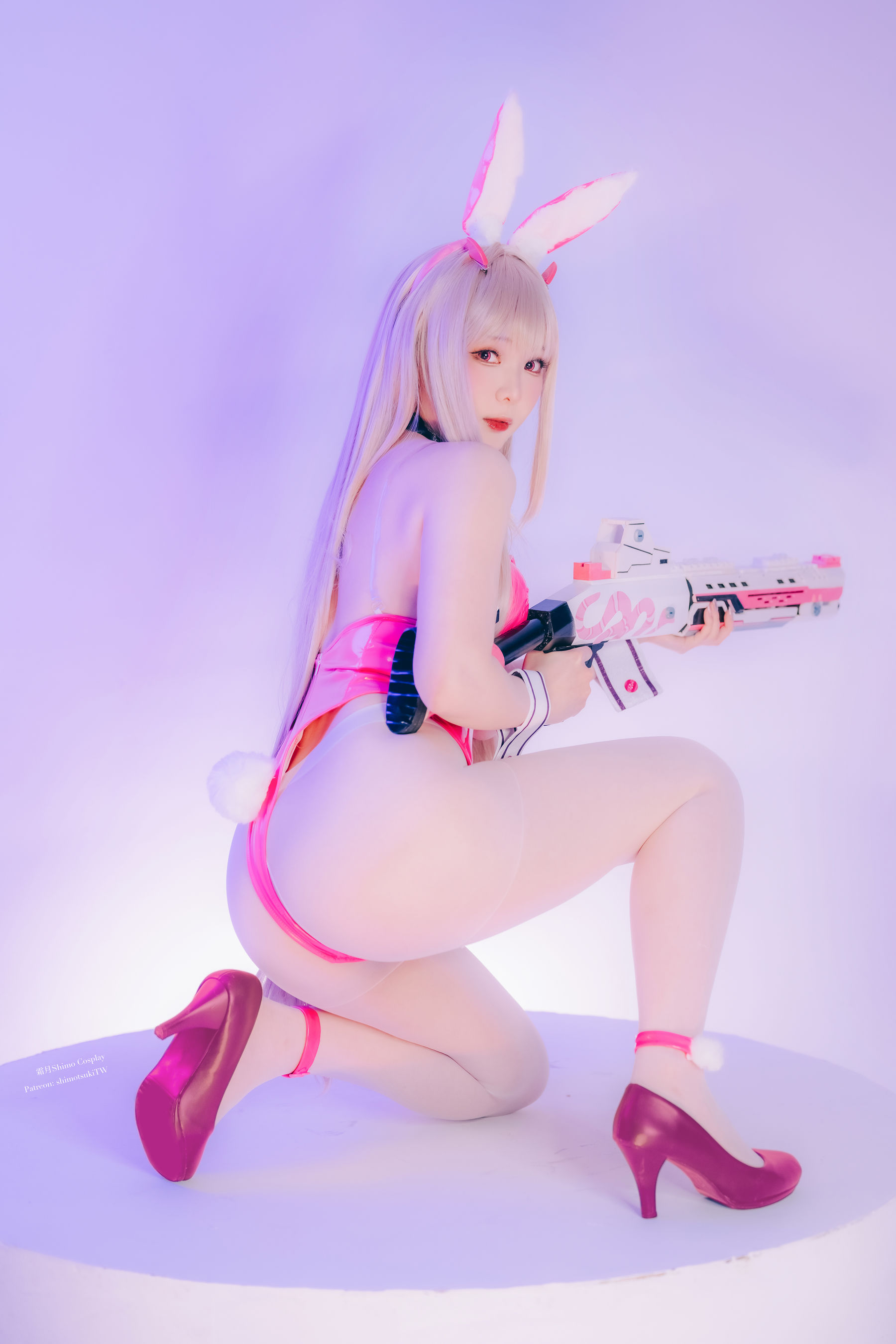 微博妹纸 霜月shimo - Viper Bunny Suit (NIKKE)  第15张