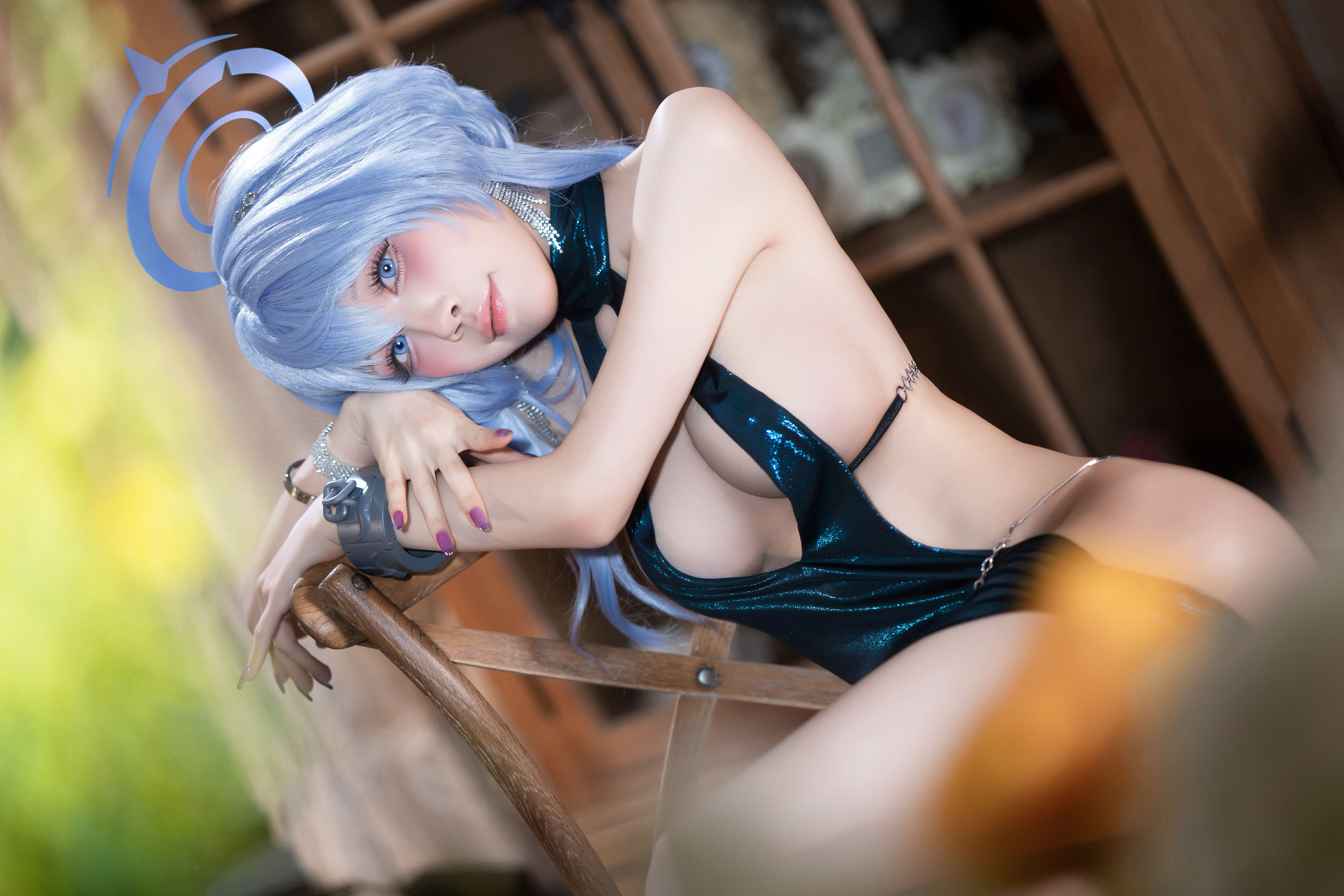 动漫博主 水淼aqua - 蔚蓝档案 天雨亚子礼服  第15张