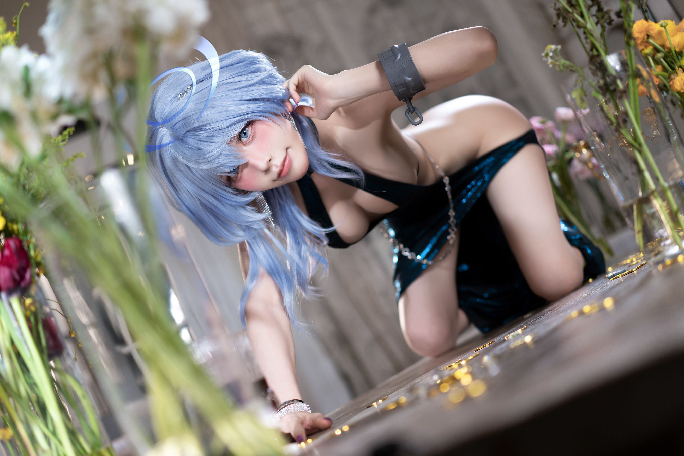 动漫博主 水淼aqua - 蔚蓝档案 天雨亚子礼服  第36张