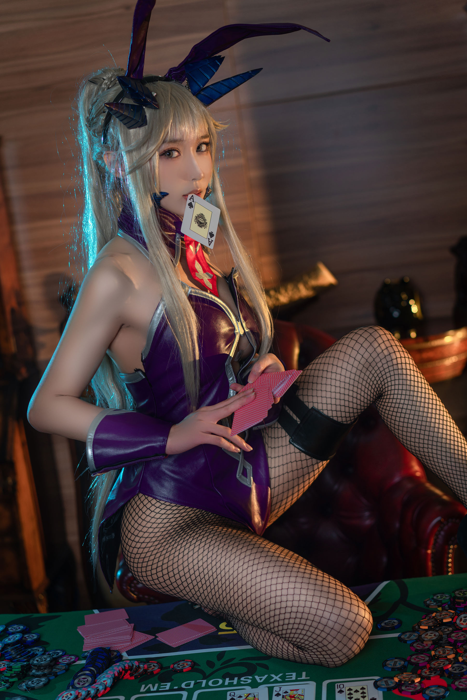 动漫博主 阿包也是兔娘 - 黑枪呆兔女郎  第23张