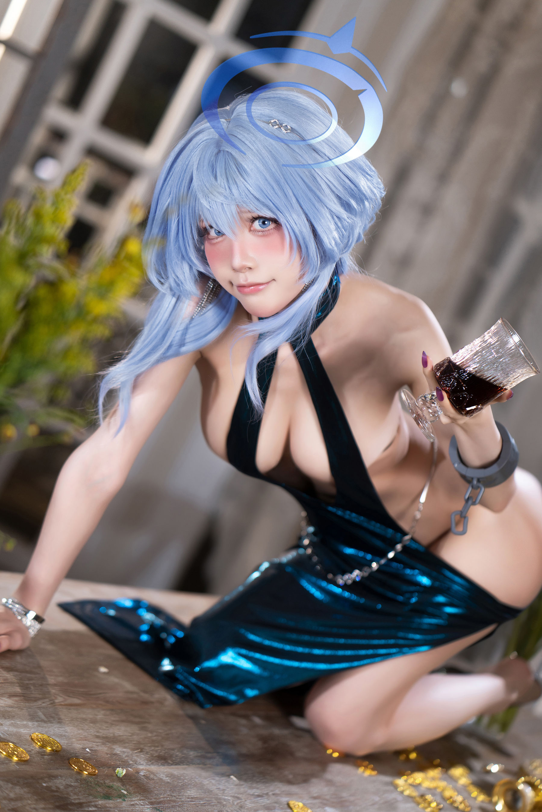 动漫博主 水淼aqua - 蔚蓝档案 天雨亚子礼服  第33张