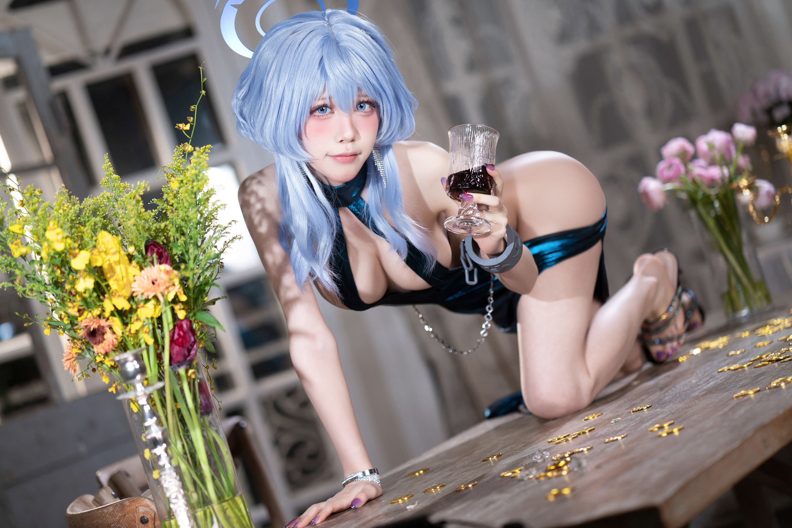 动漫博主 水淼aqua - 蔚蓝档案 天雨亚子礼服  第37张