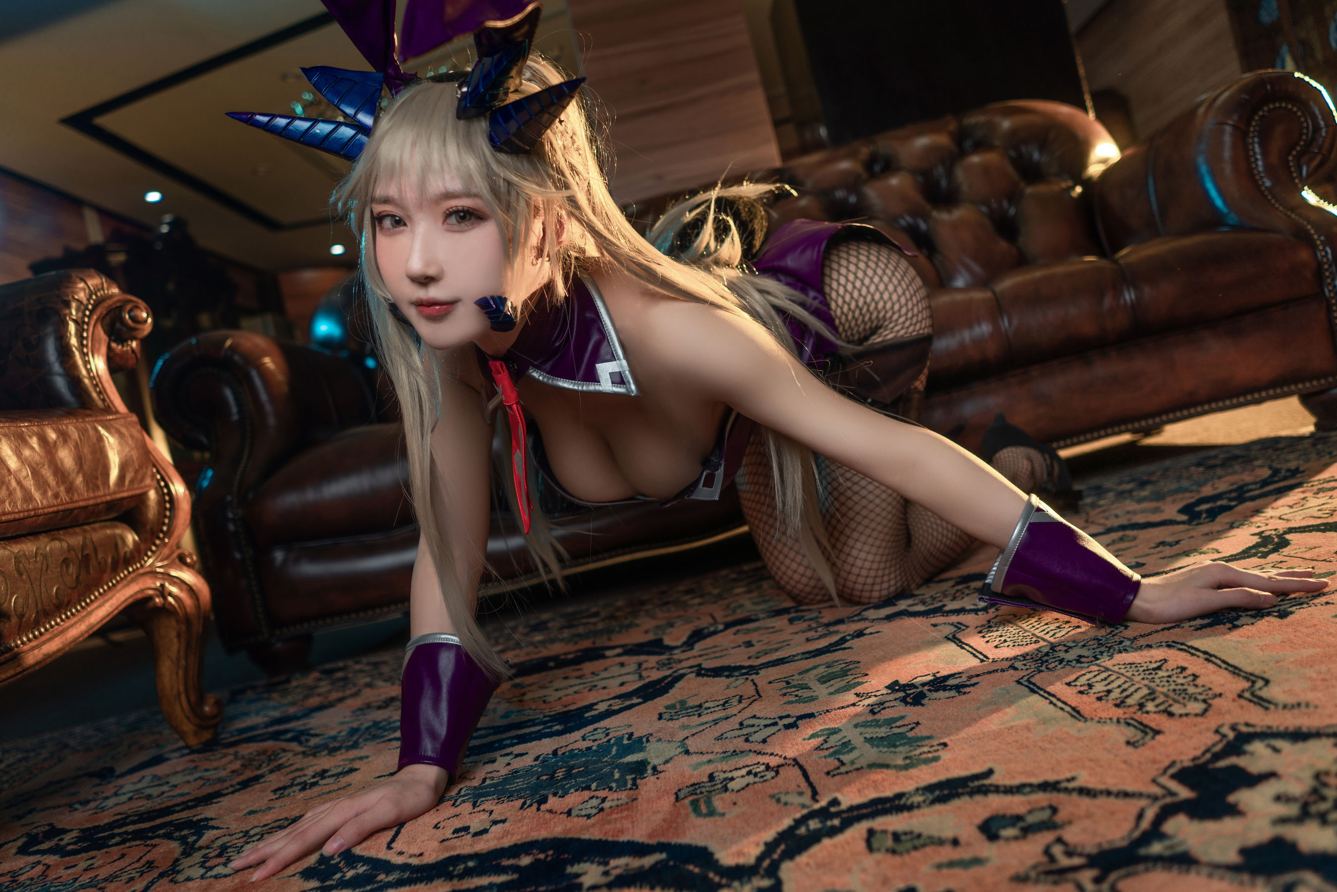 动漫博主 阿包也是兔娘 - 黑枪呆兔女郎  第28张