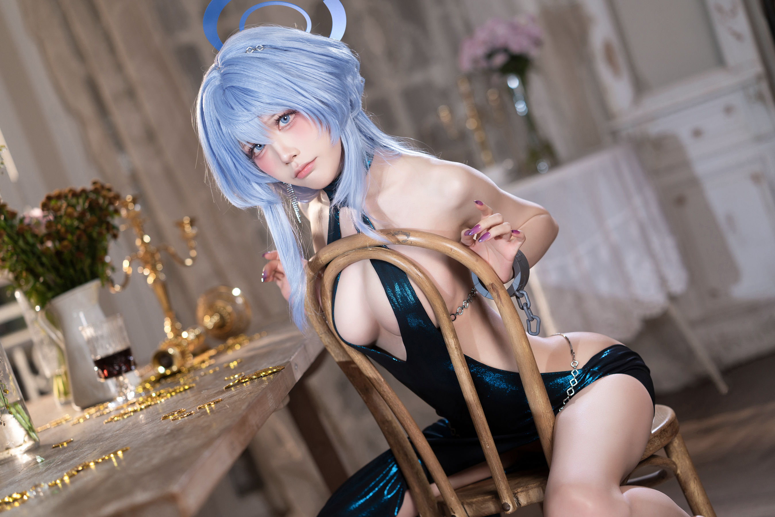 动漫博主 水淼aqua - 蔚蓝档案 天雨亚子礼服  第23张