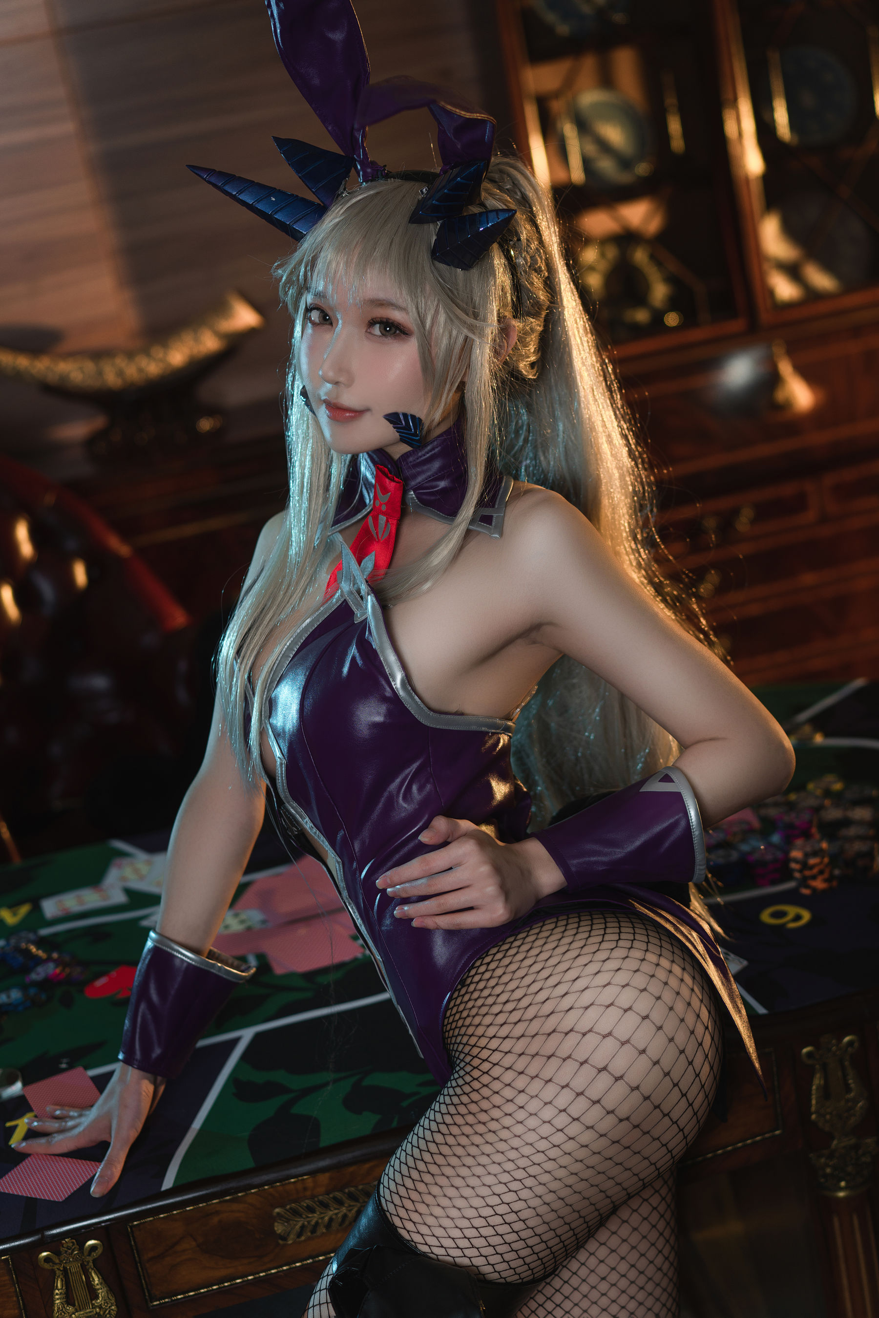 动漫博主 阿包也是兔娘 - 黑枪呆兔女郎  第20张